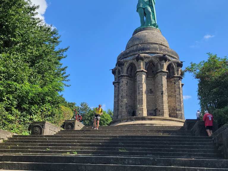 NRW Herrmannsdenkmal (Teutoburger Wald) hike Komoot