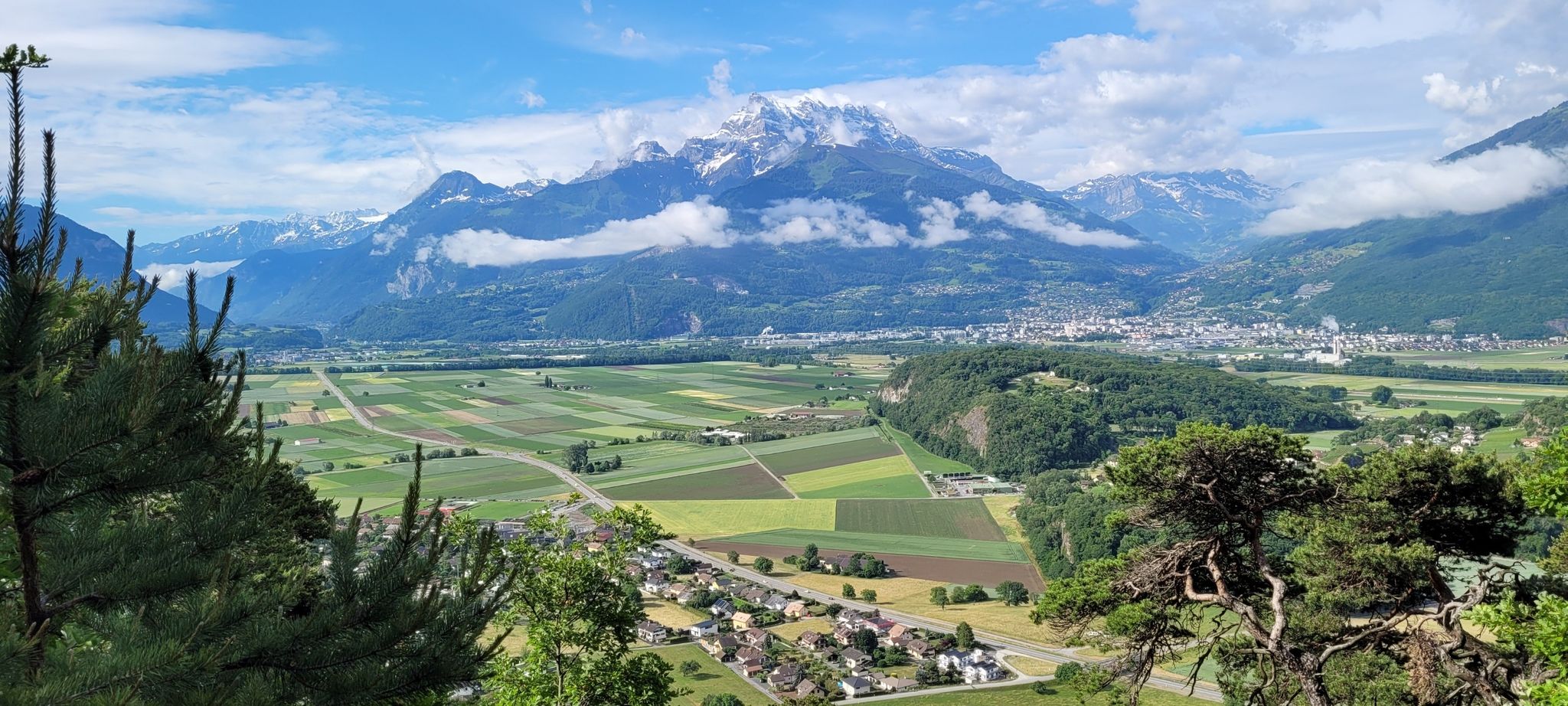 La plaine du Rhône