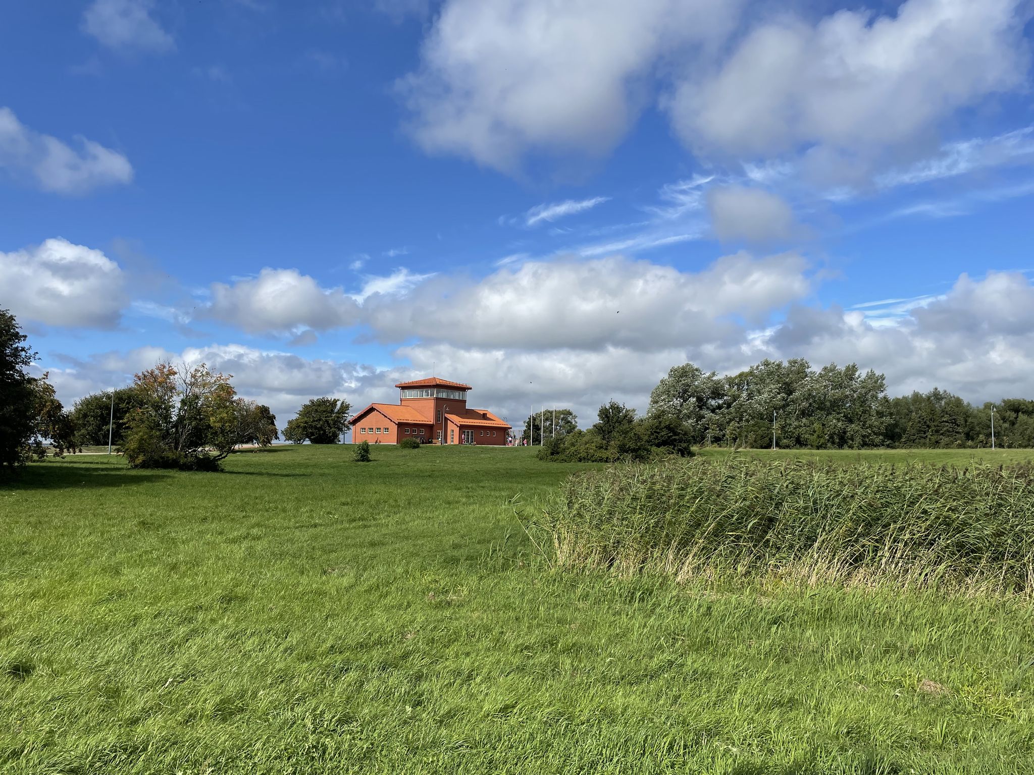 im Gebäude befindet sich ein kleines Museum