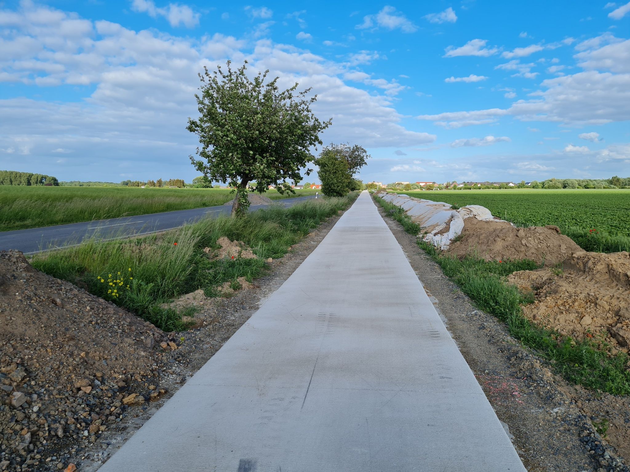 ein neuer Radweg