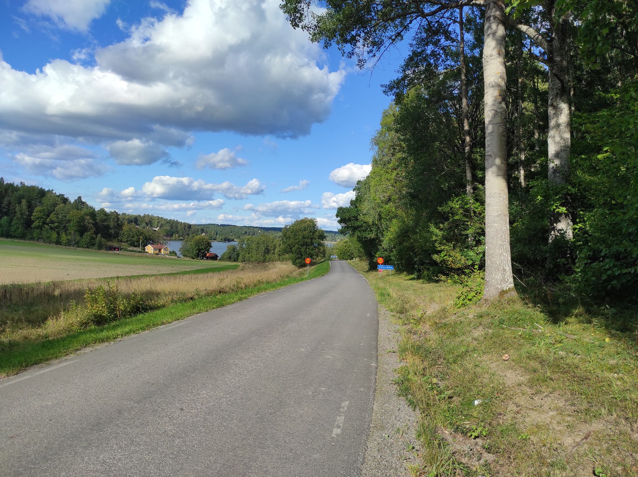 Finishing off the tour by going around Bornsjön. :D