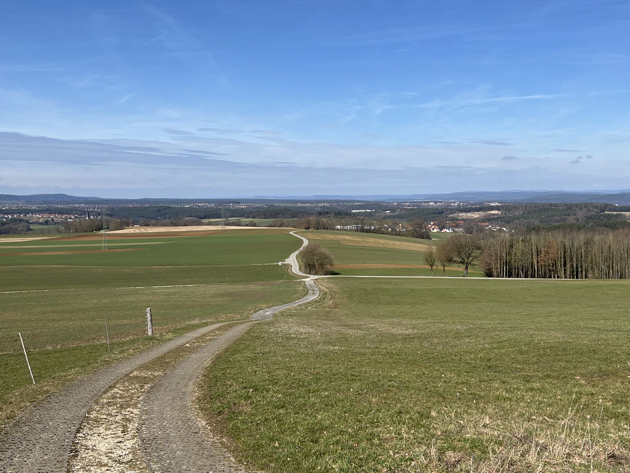 Abstieg vom Sophienberg