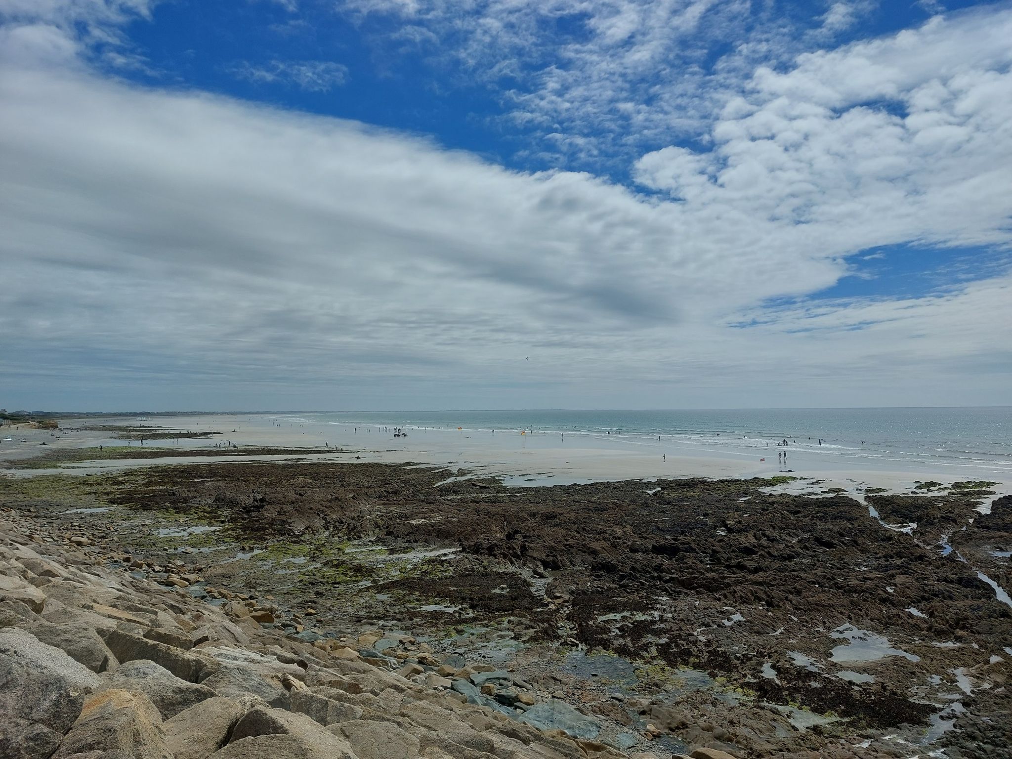 Einer det längsten Strände der Bretagne