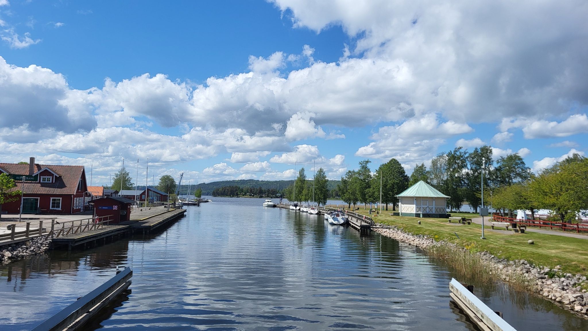 Göta Kanal in Karlsborg