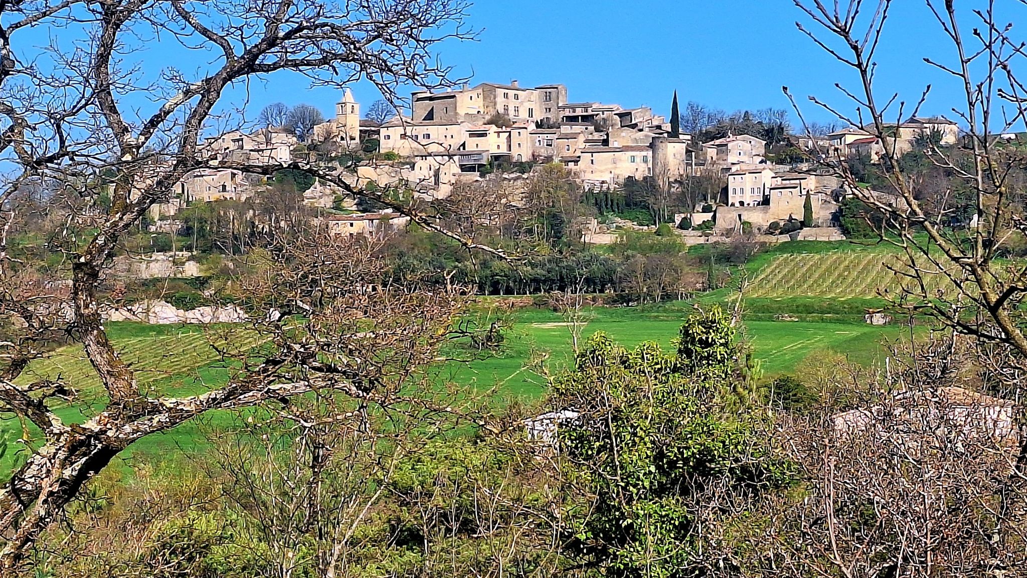 Vue sur Autichamp.