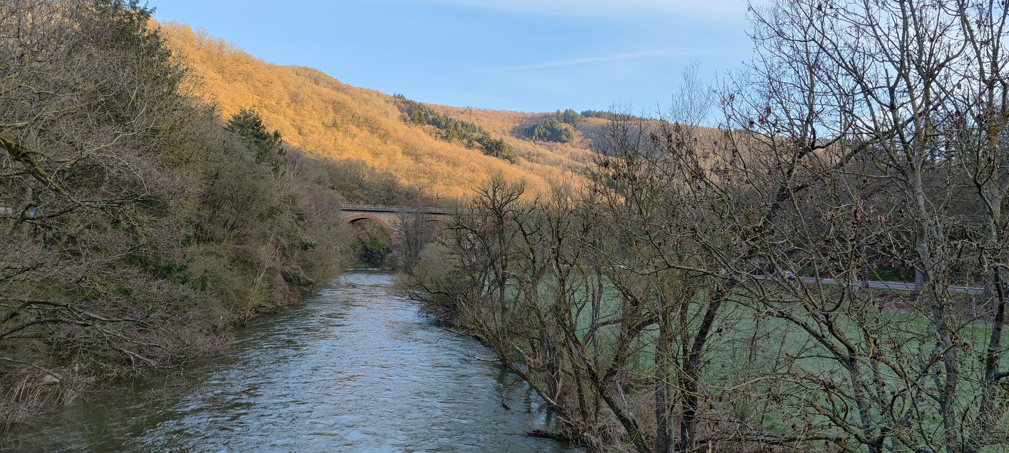 die Nahe kurz vor Oberstein
