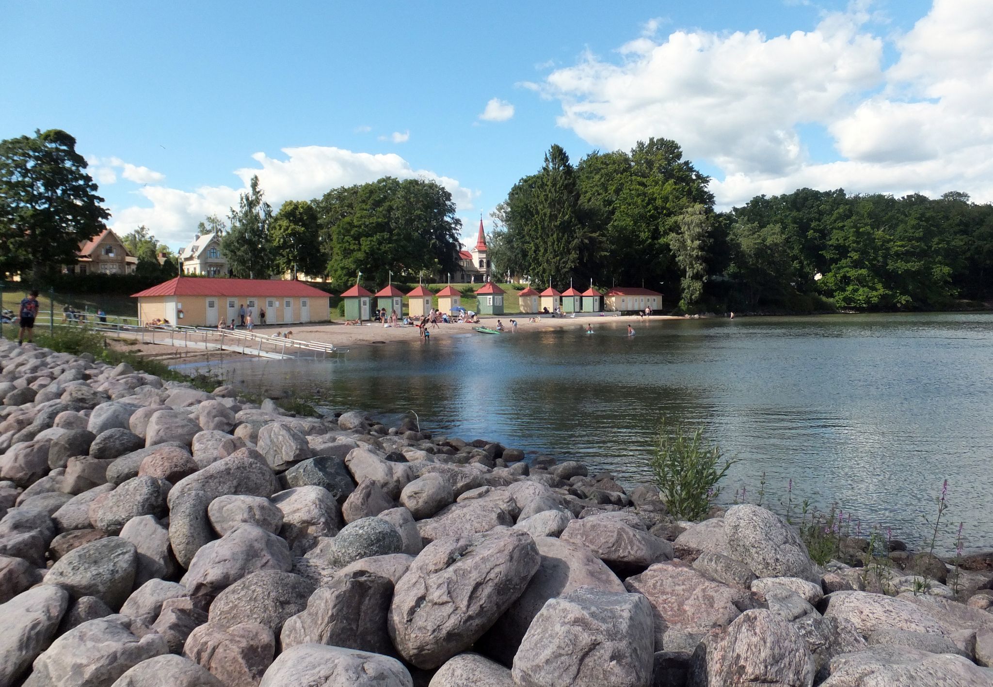 Hjo - Badhytterna am Strandbad, Bangatan 1B