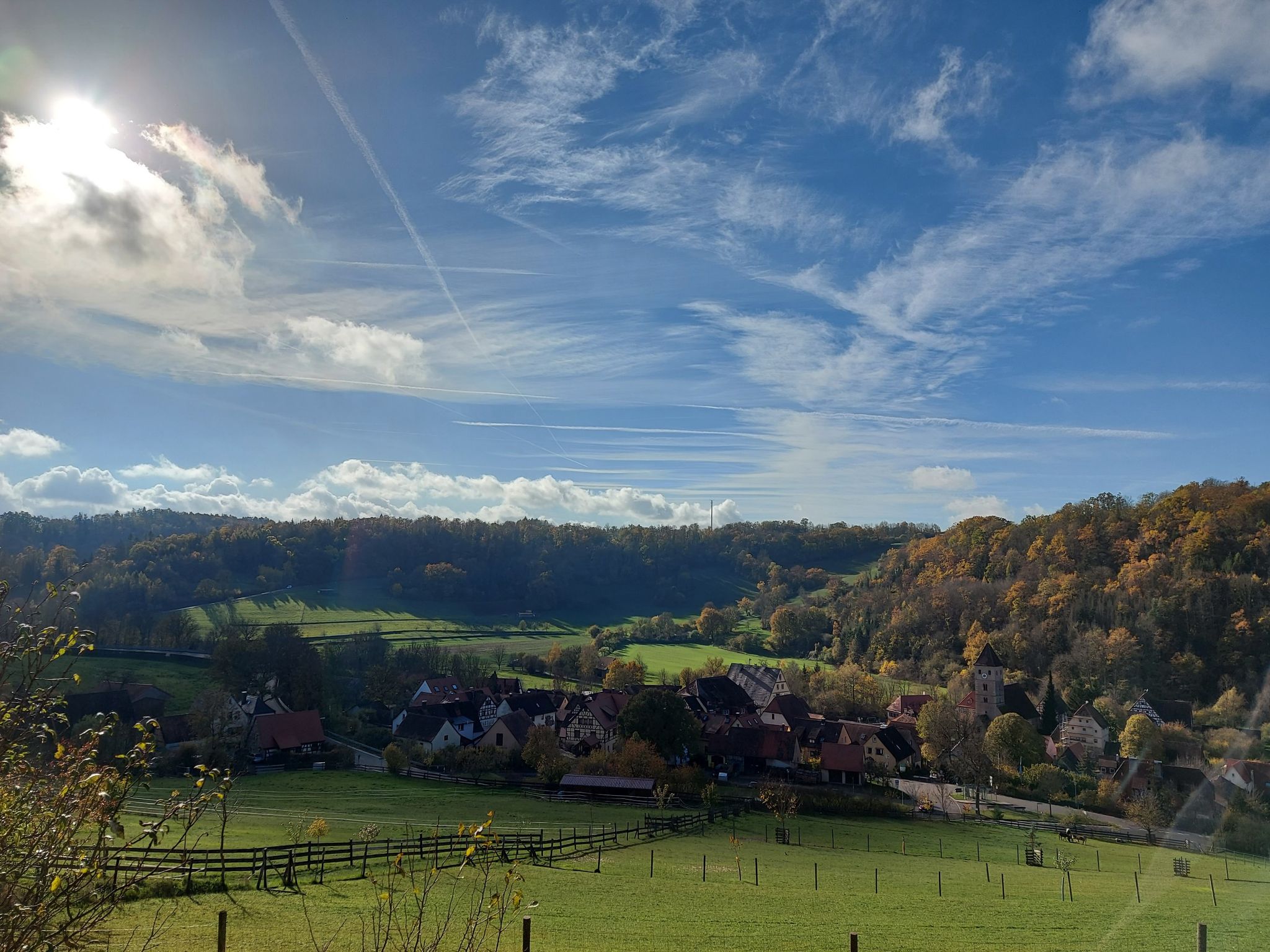Blick auf Detwang