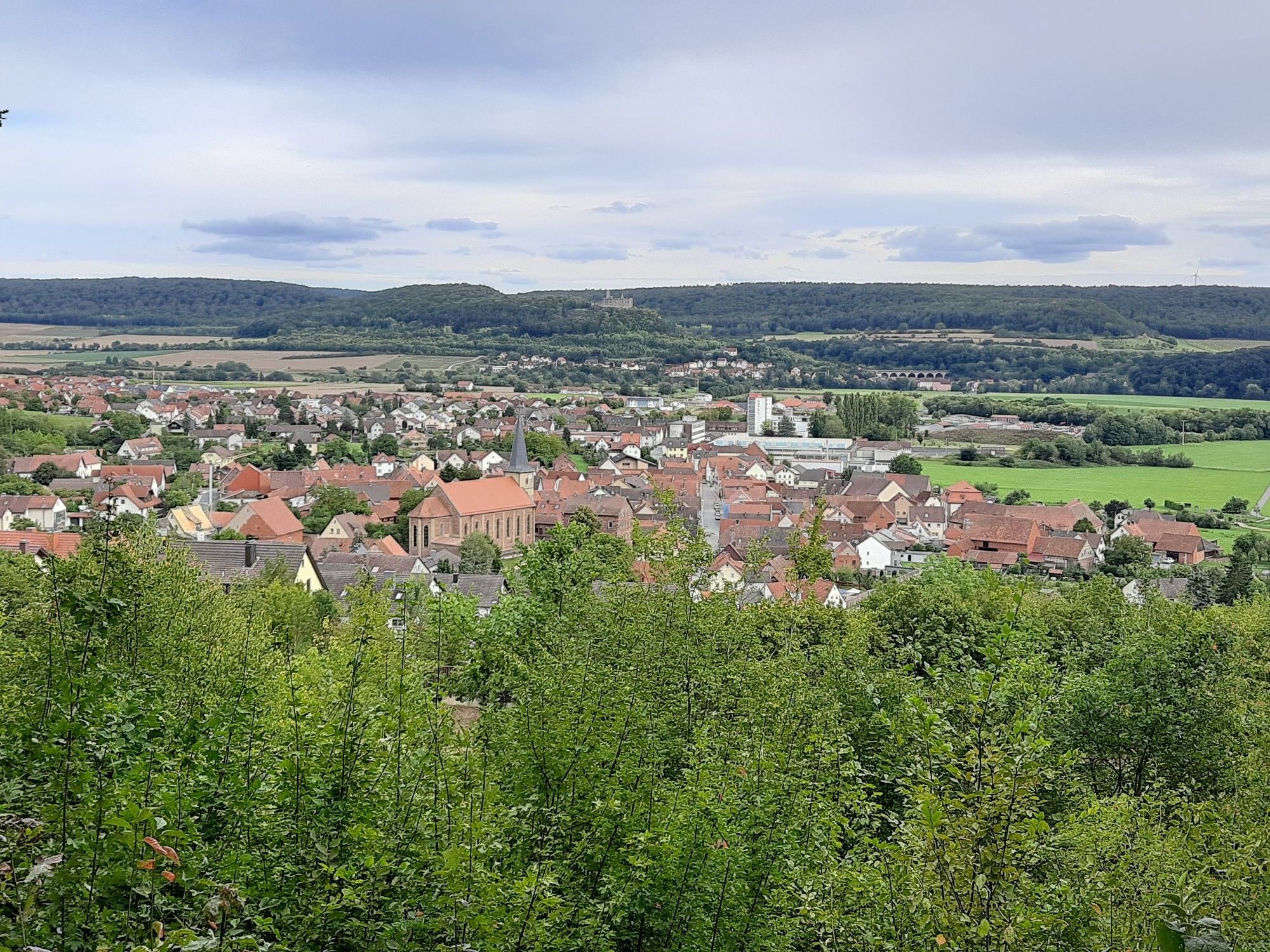Wanderparkplatz an der Schwedenschanze