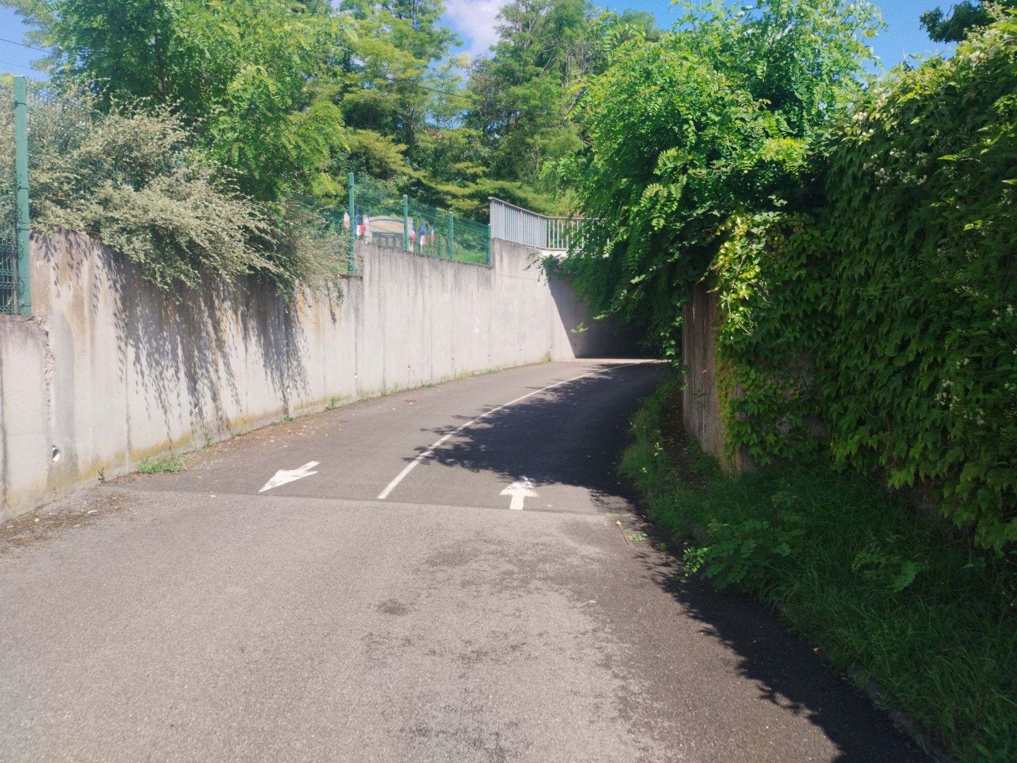 Radweg nach Exincourt