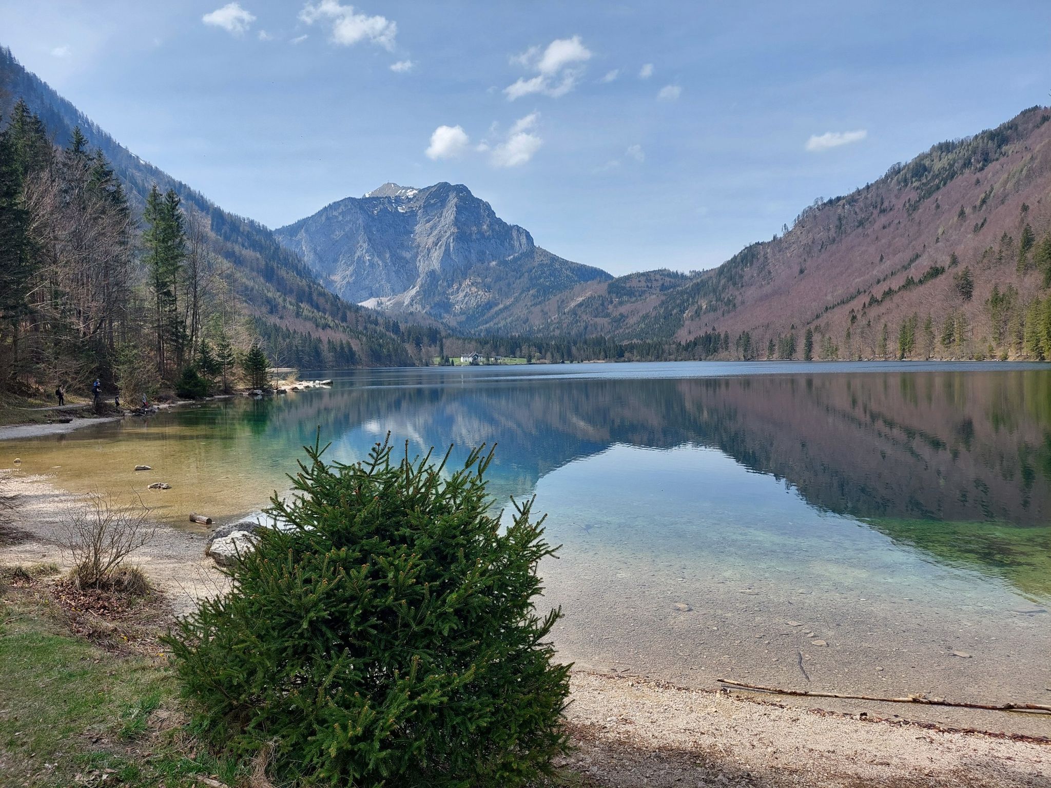 Vord. Langbathsee, Blick zum Brunnkogel