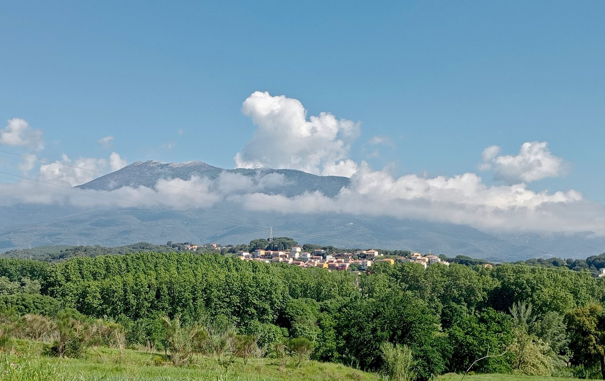 El Montseny, anant cap al migdia.