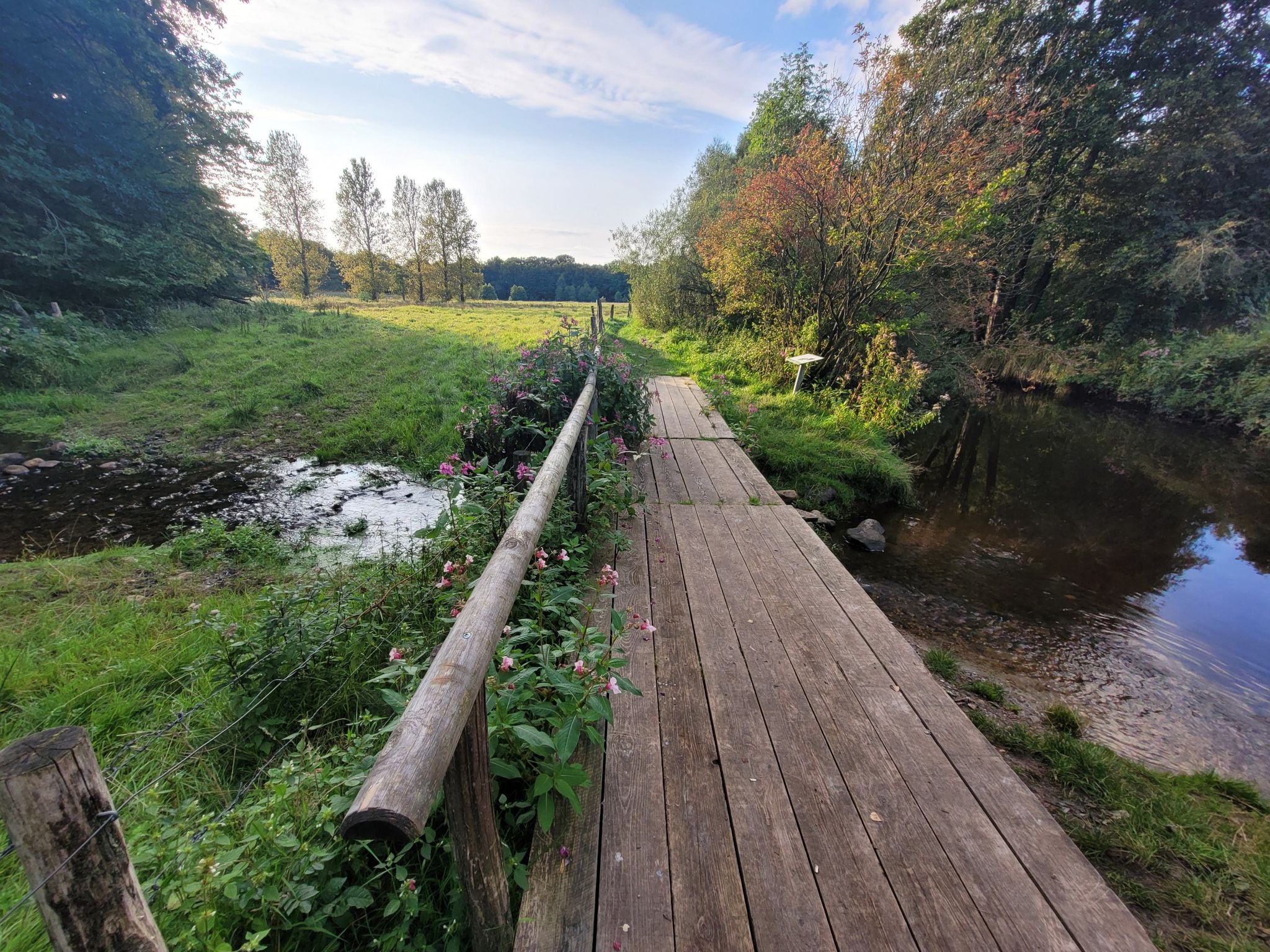 9. Querung: Brücke über die Selbek (2. Mal über die Selbek), direkt an ihrer Einmündung in die Bünzau