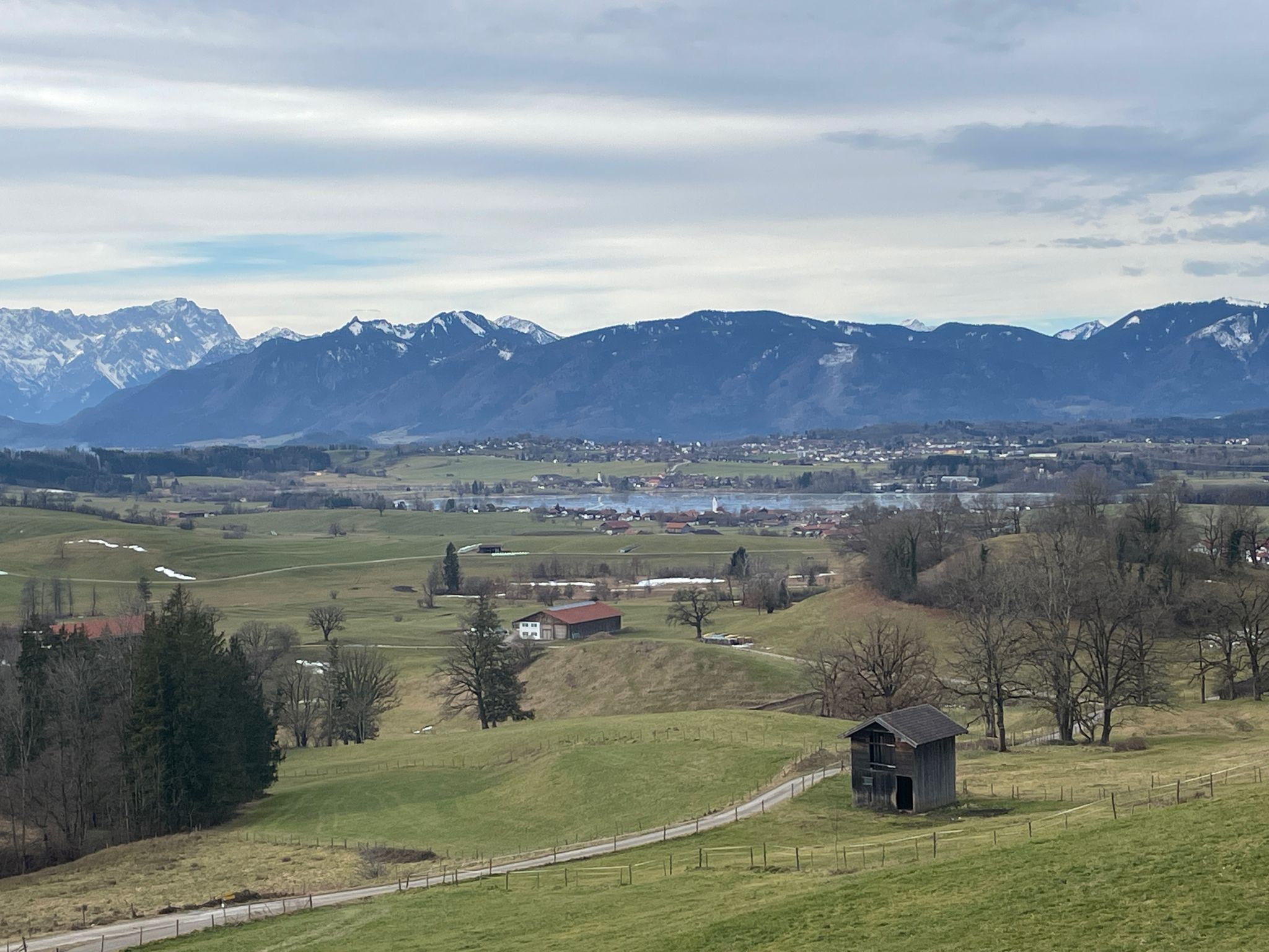 Riegsee und Zugspitzblick