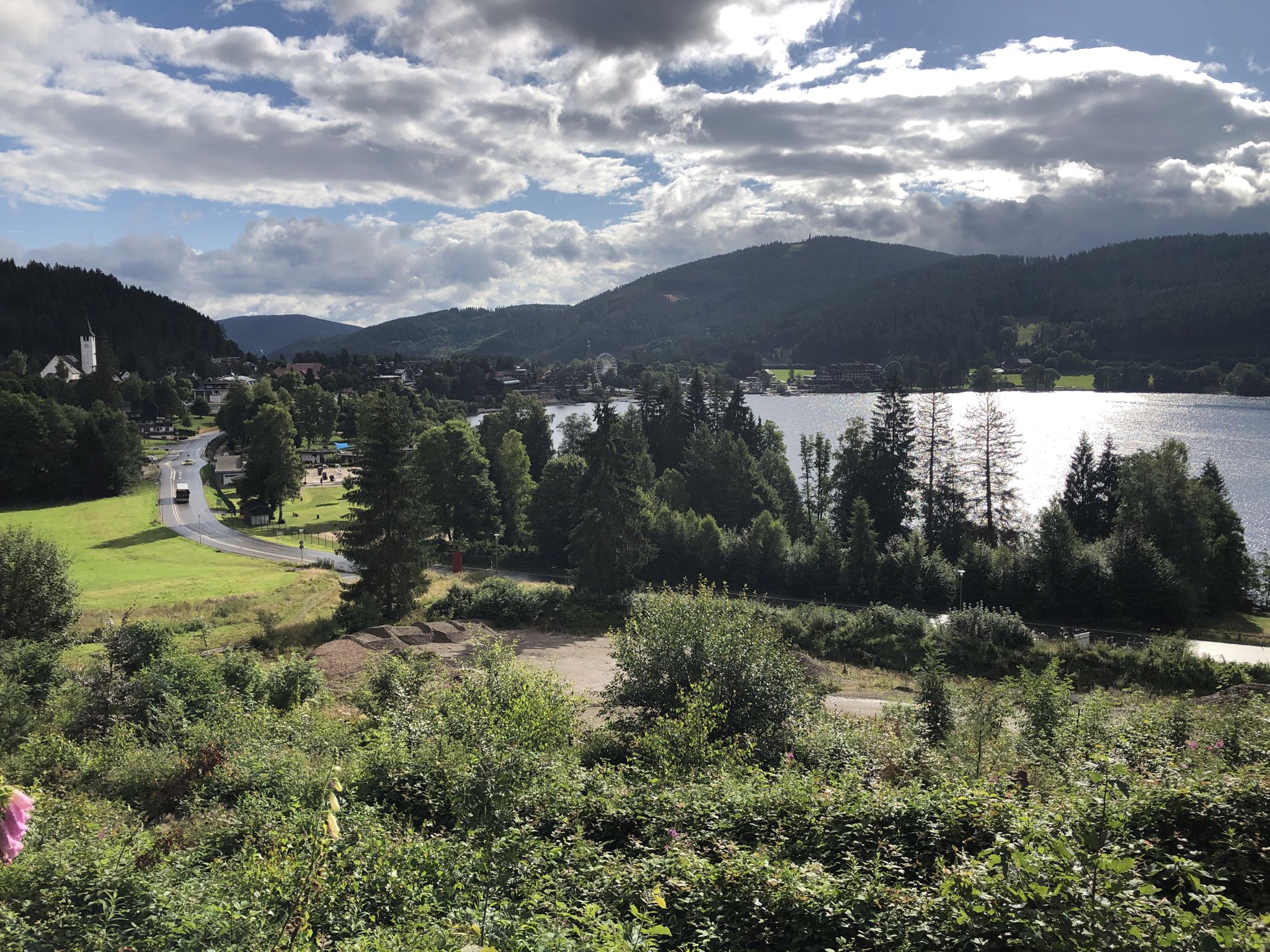 Rückblick nach Titisee