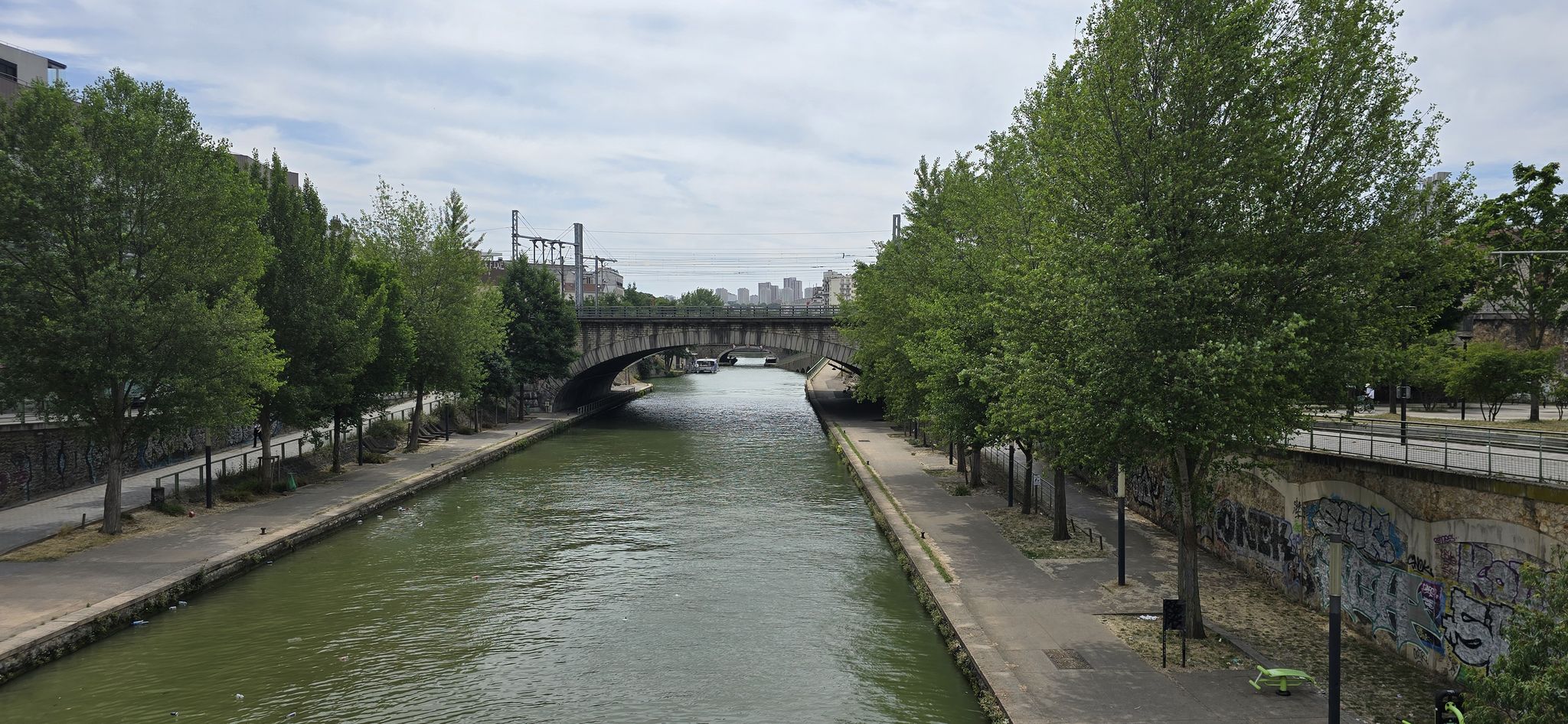 Canal St Denis. La Villette. 19ème.