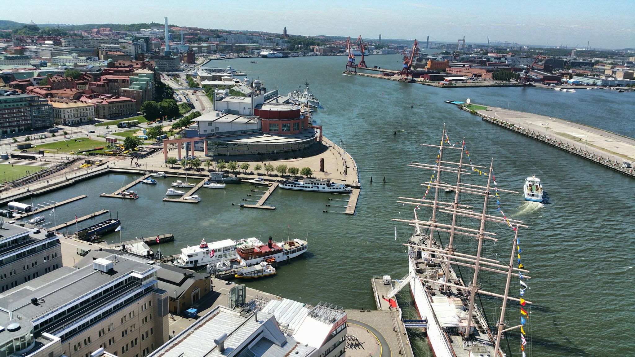 Göteborg Opernhaus vom Utkiken