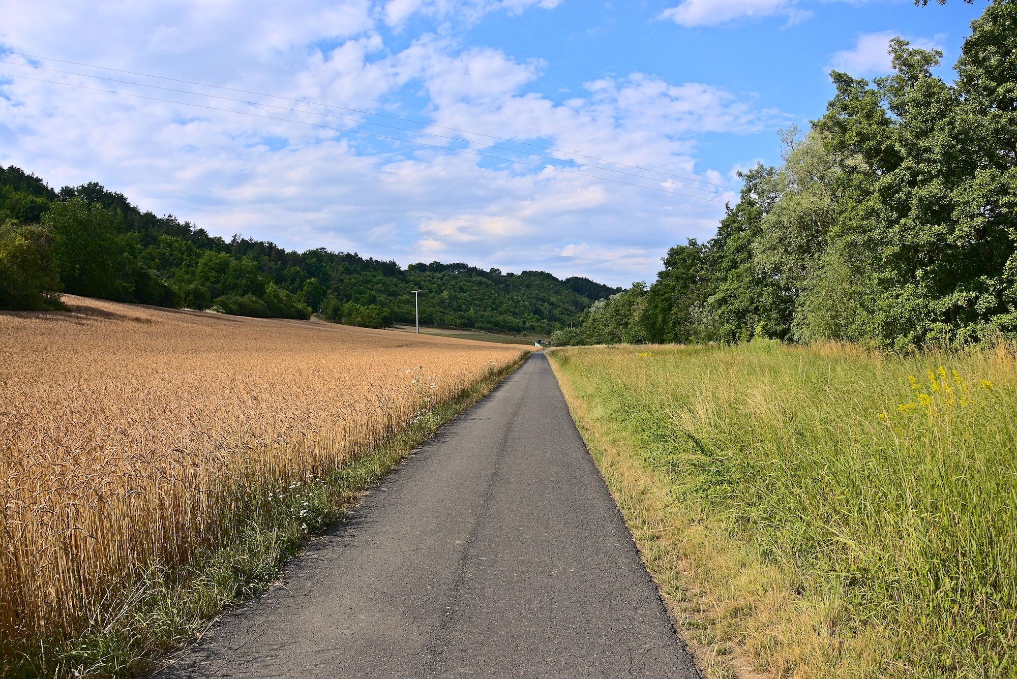 Auf dem Weg nach Binsfeld