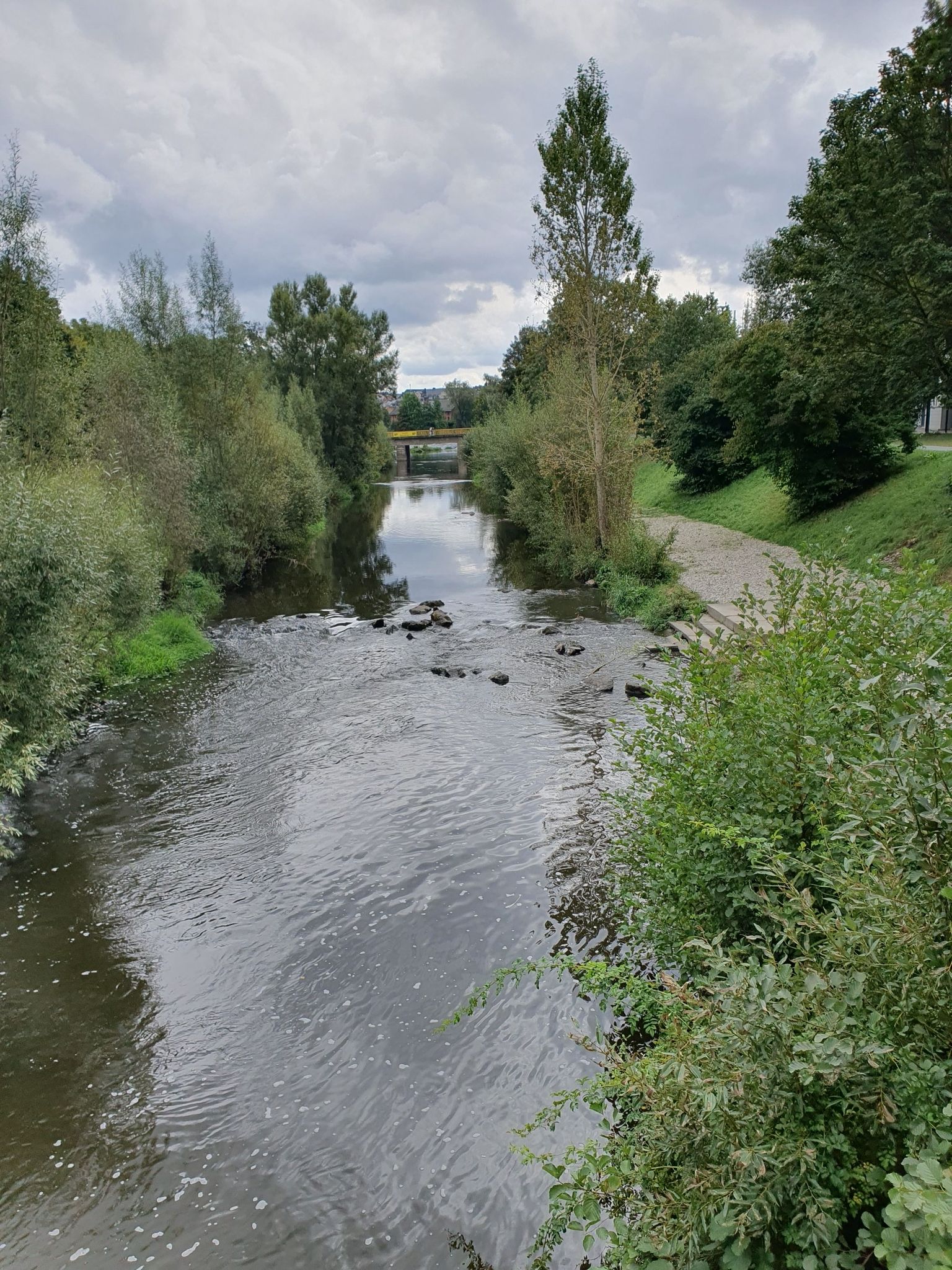 Die Saale in Hof
