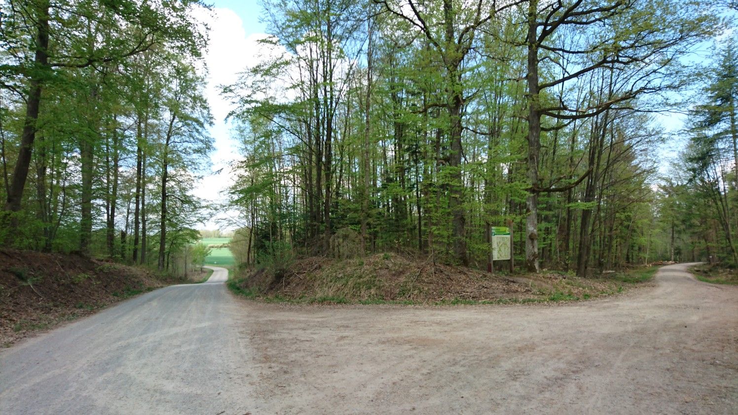 Weg von Harlang nach Obergailnau 
