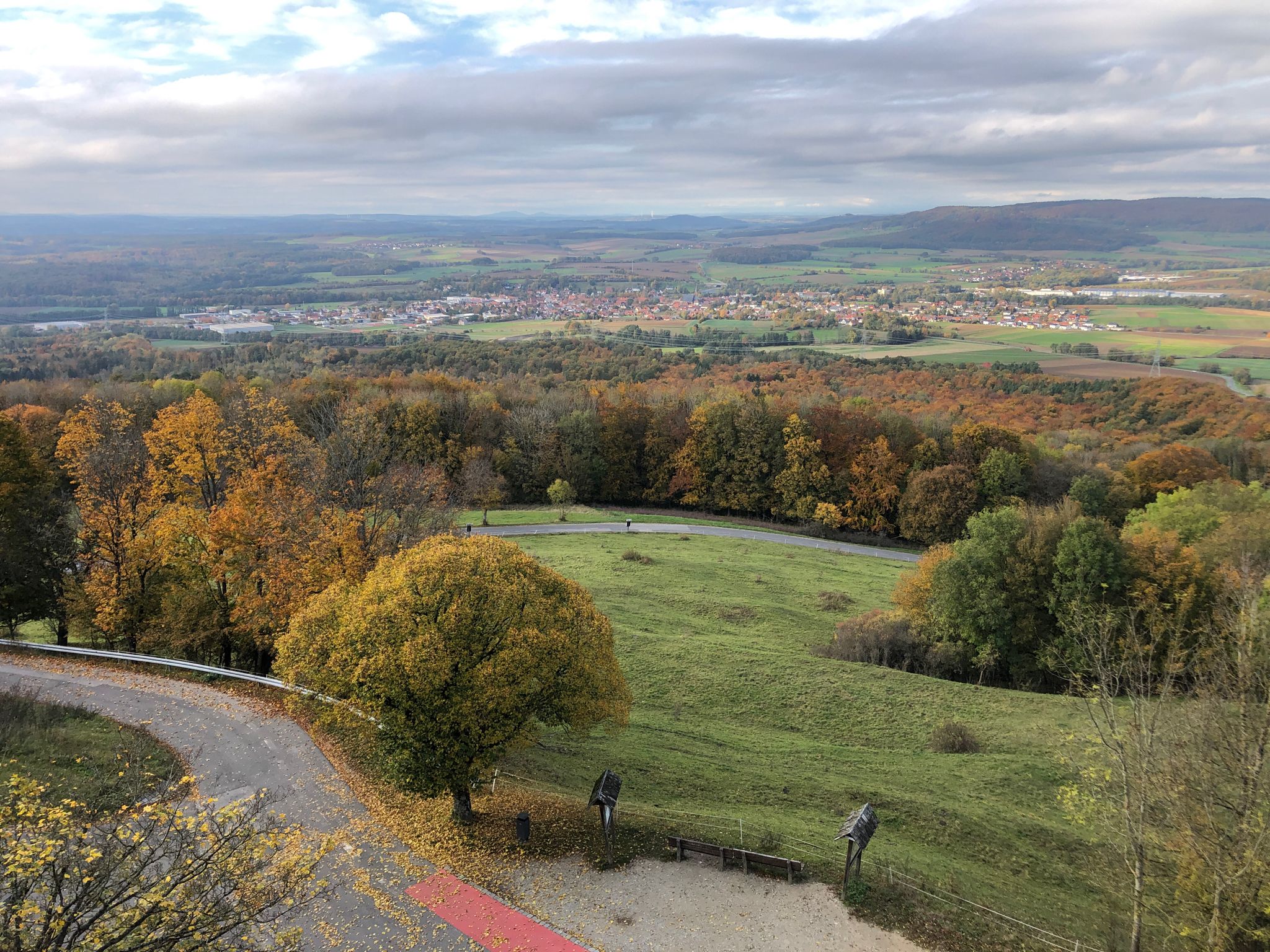 Blick von der Giechburg über Schesslitz