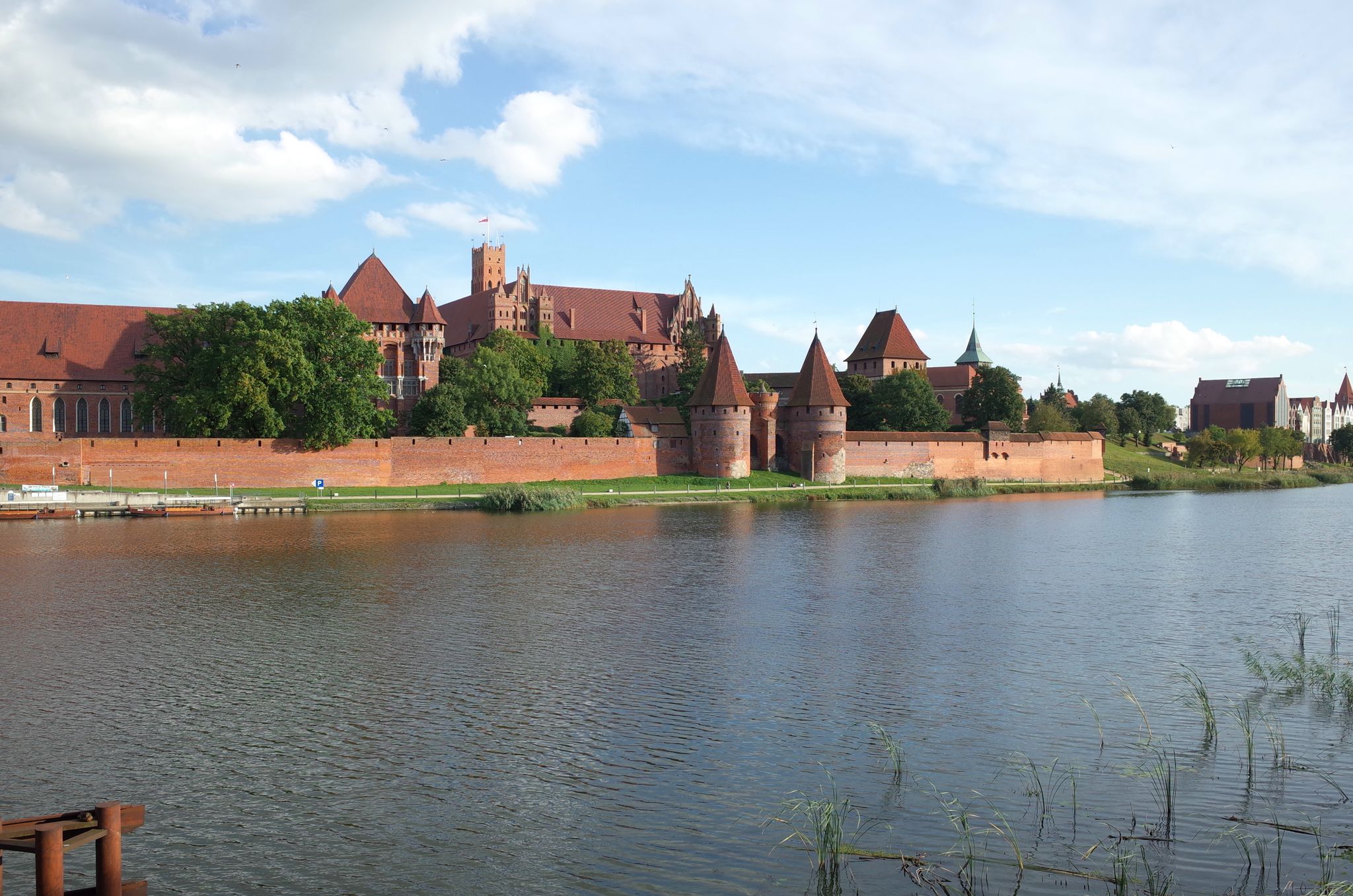 Zamek w Malborku.