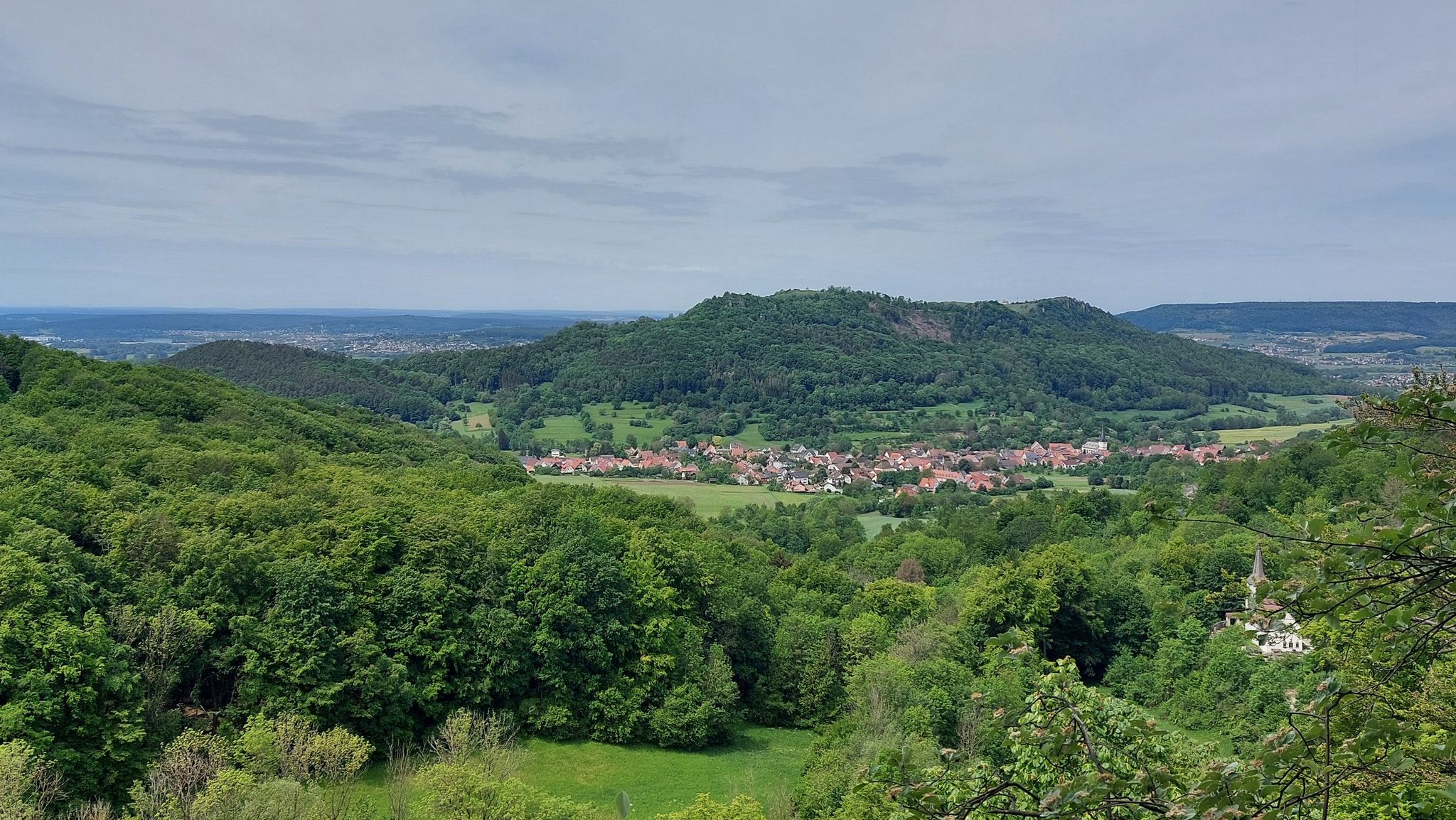 Ausblick vom Burgstall Burgstein