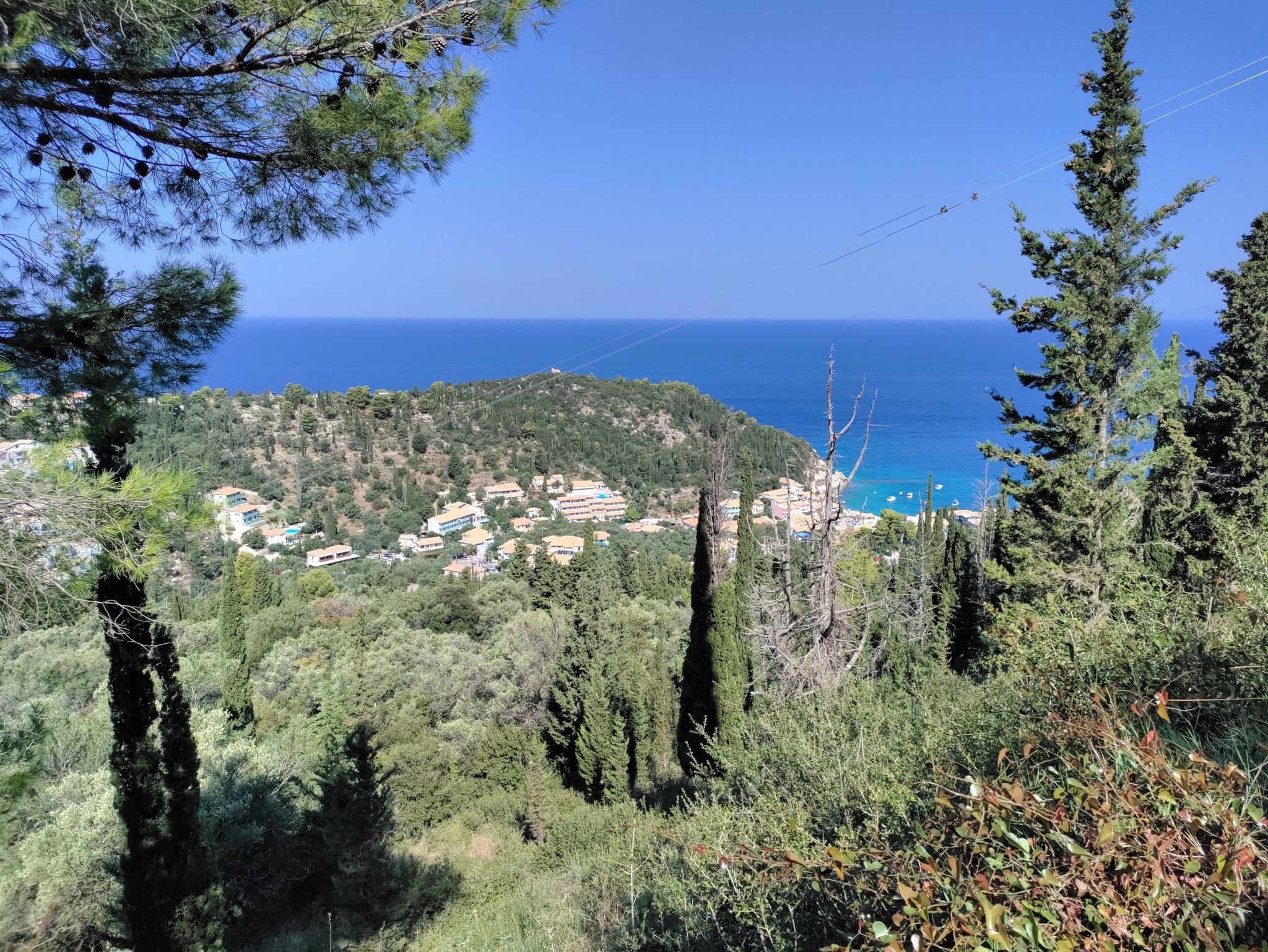 Aussicht auf Agios Nikitas