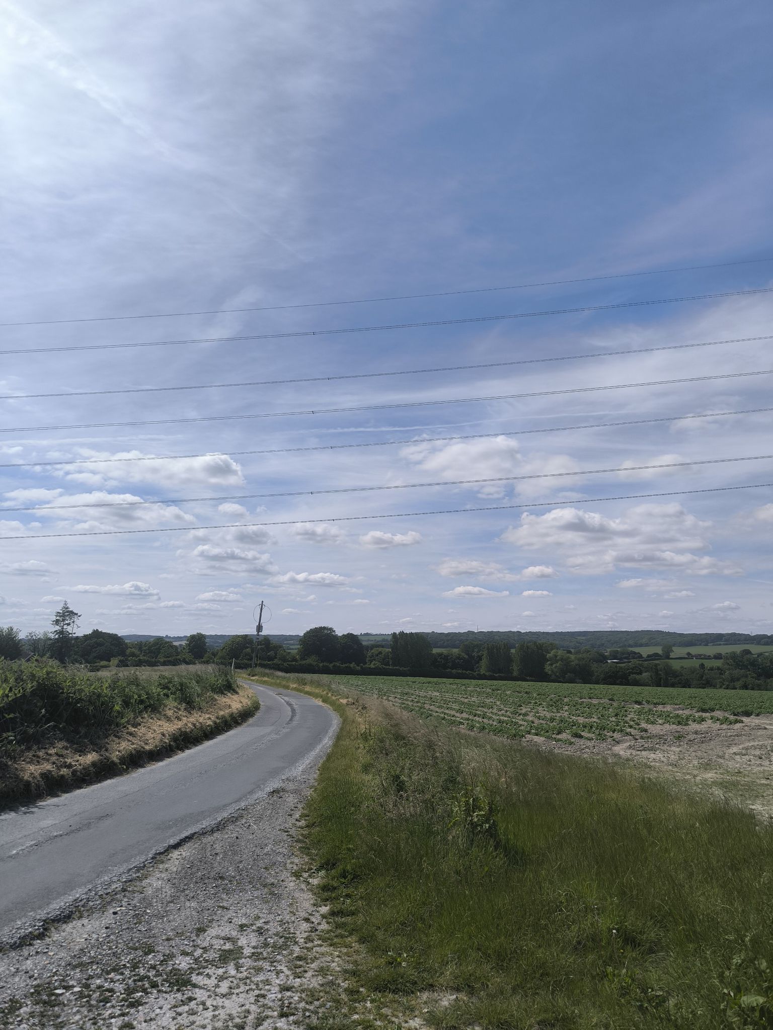 Nice quiet road with great views