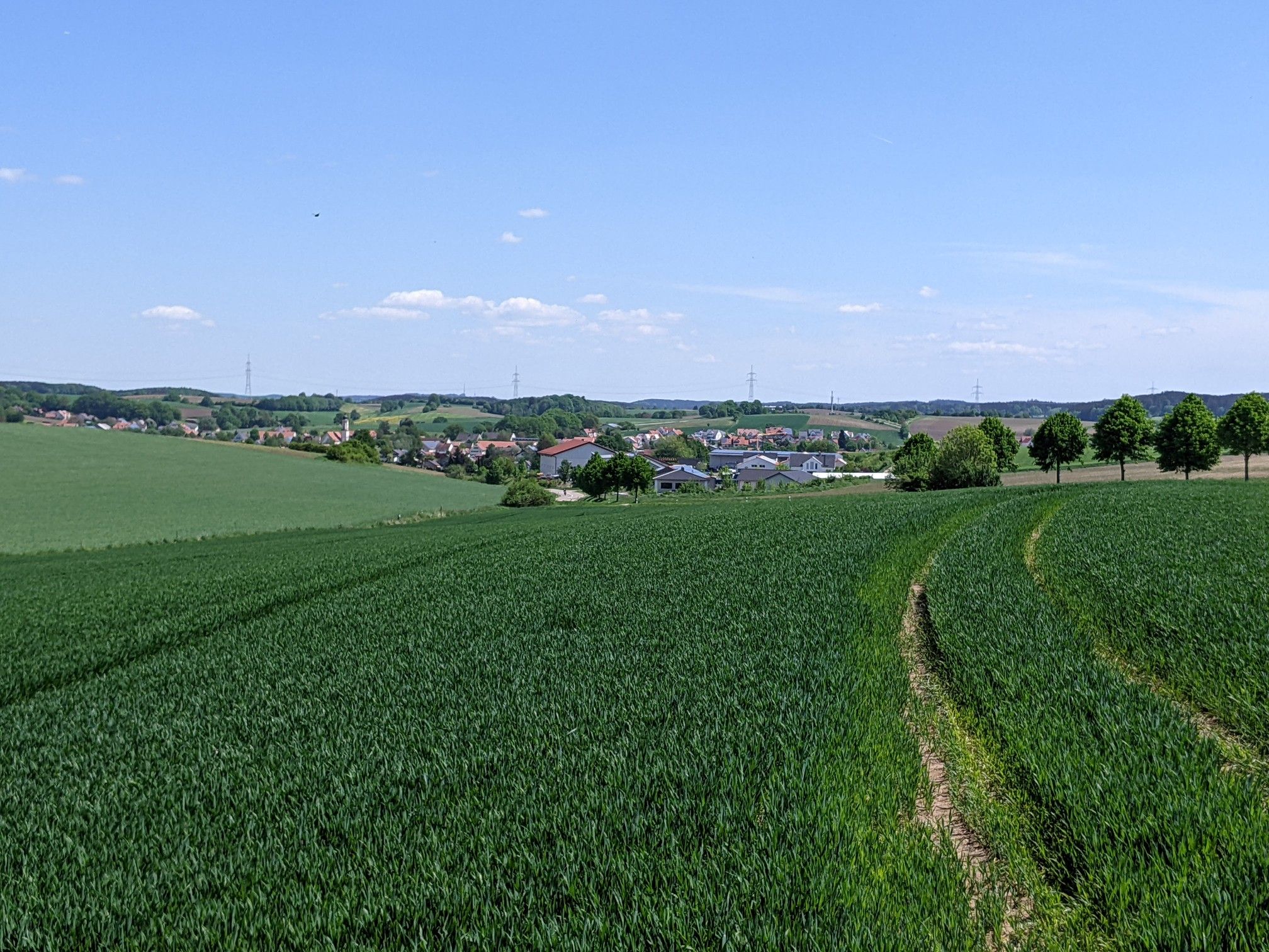Blick auf Sielenbach