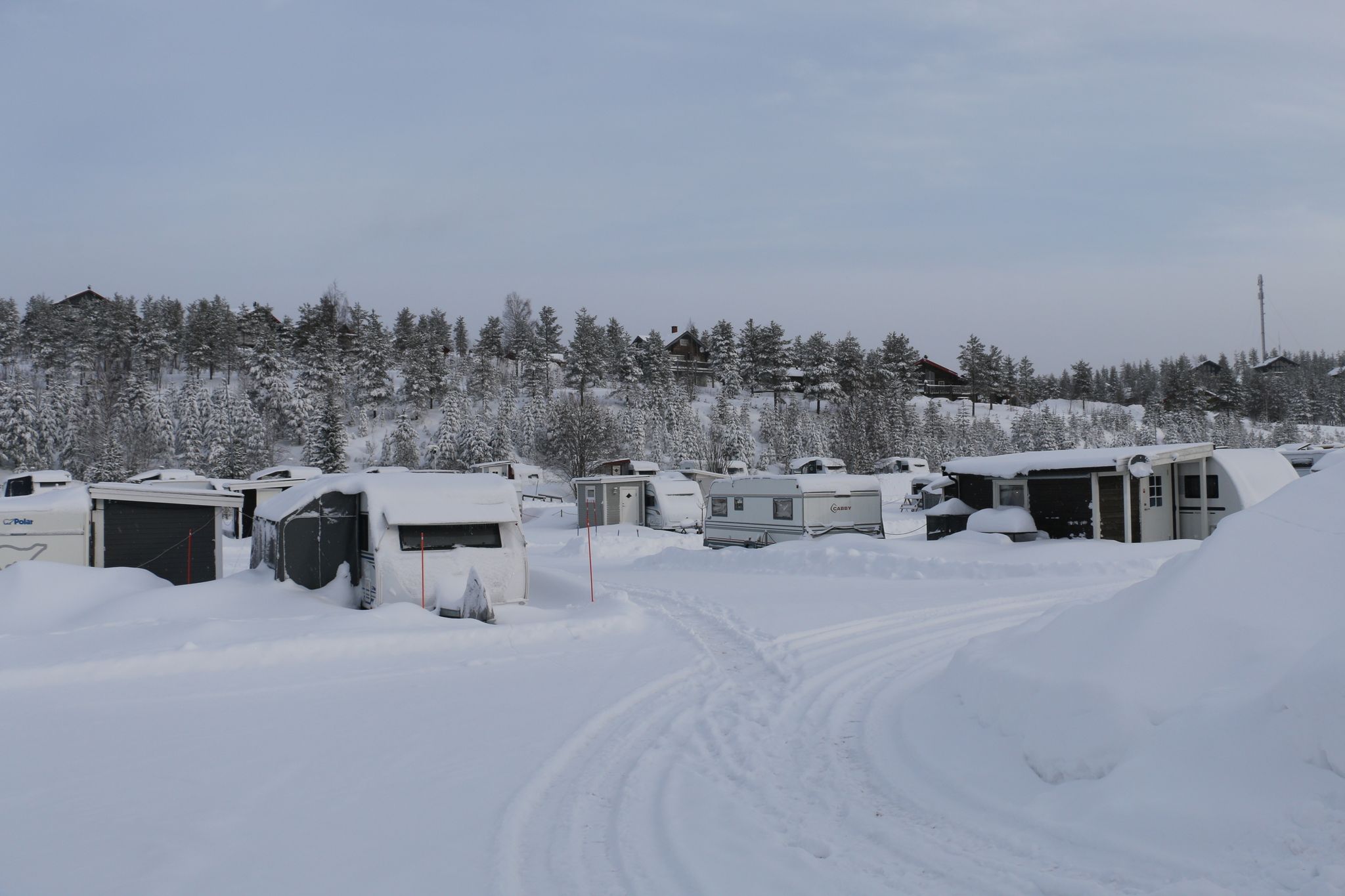 Campingplatz direkt am Skihang