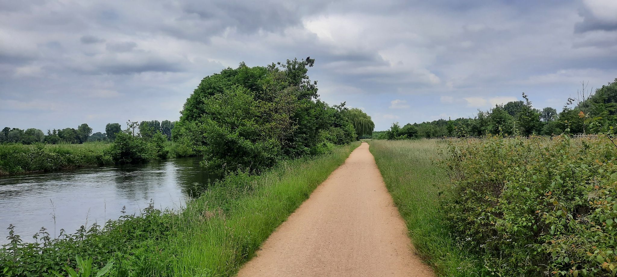 Radweg bei Schophoven