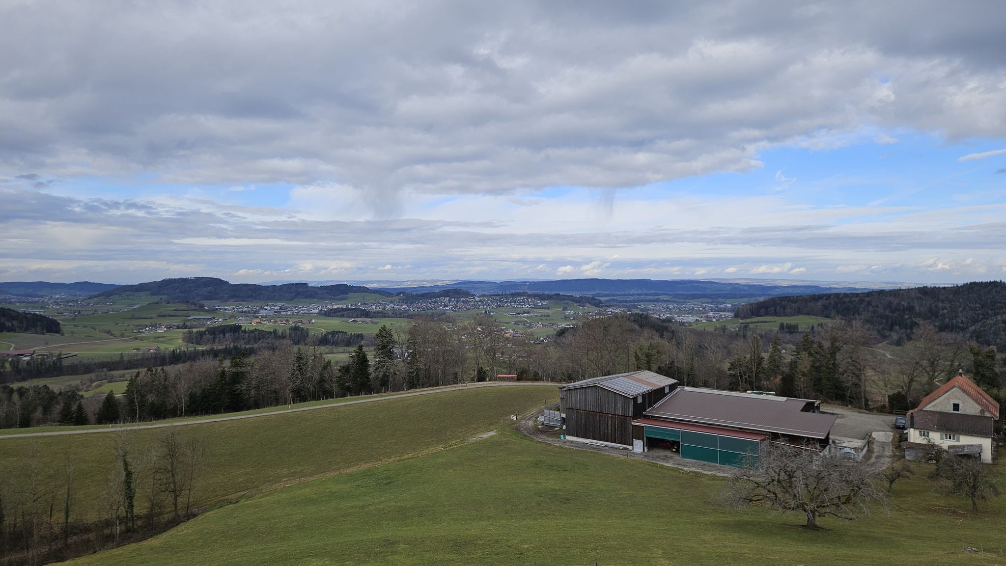 Aussicht ab Triangulationspunkt Kapf