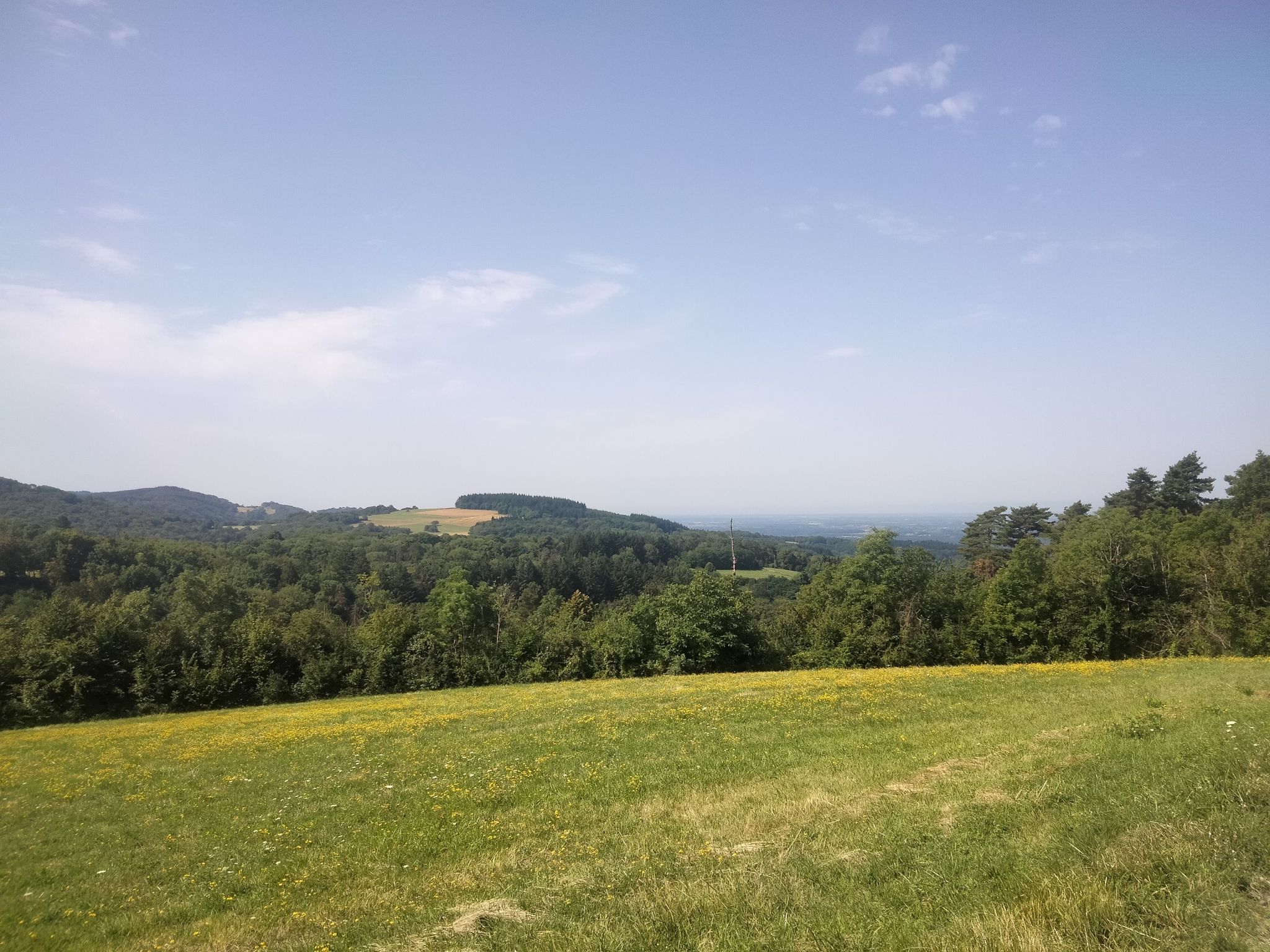 belle descente après la montée de 4km...