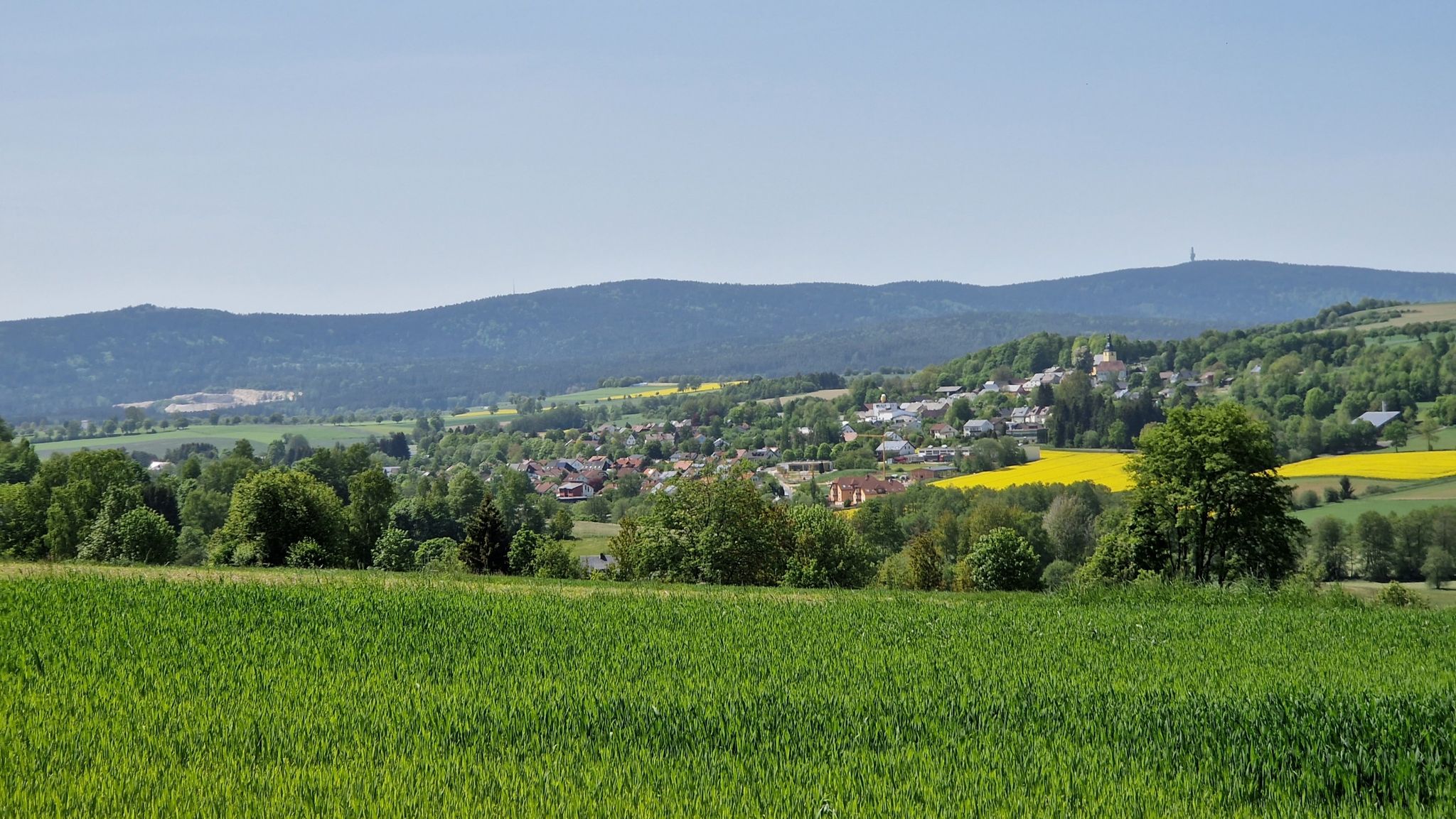 Schöne Aussicht nach Schönbrunn