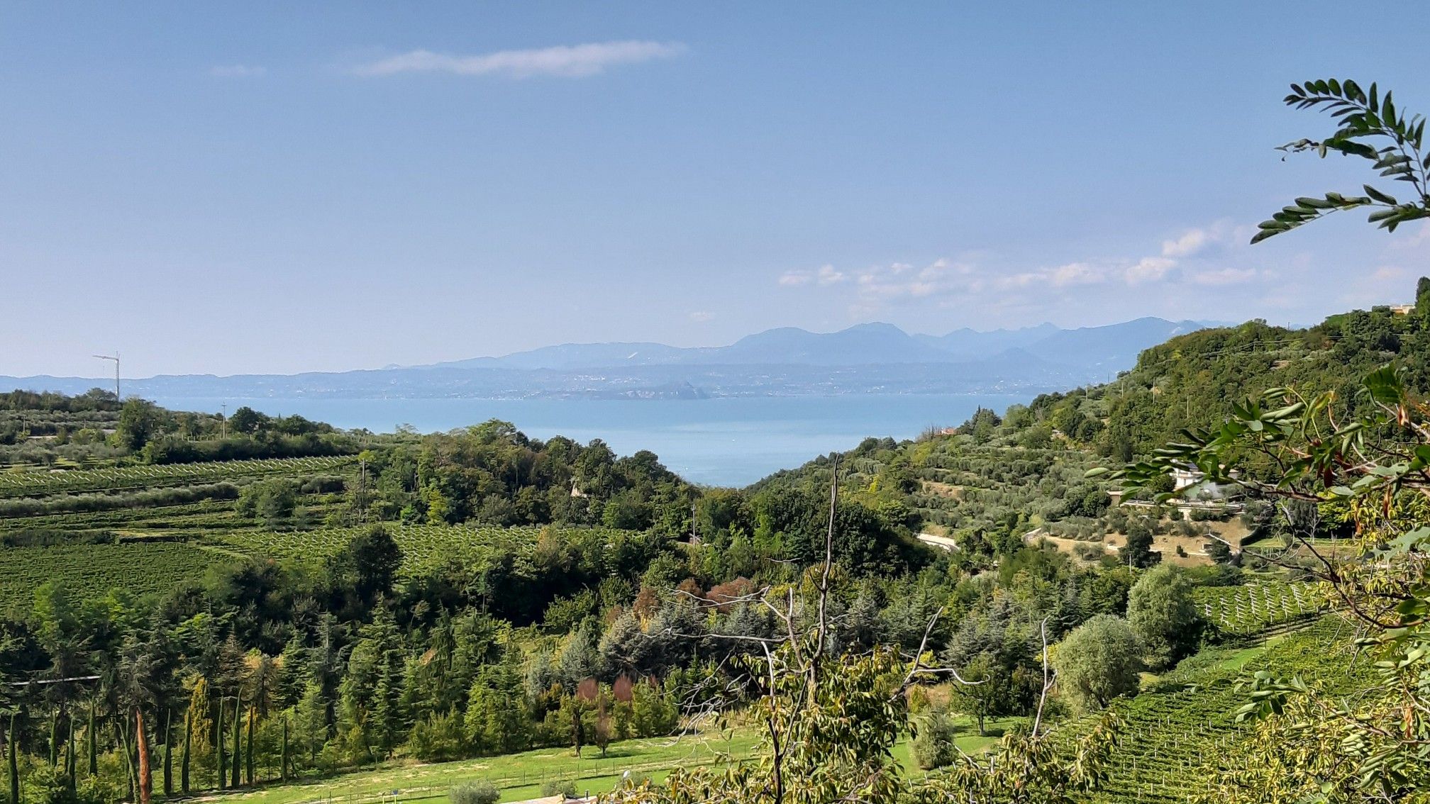 Ausblick auf Gardasee oberhalb Incaffi