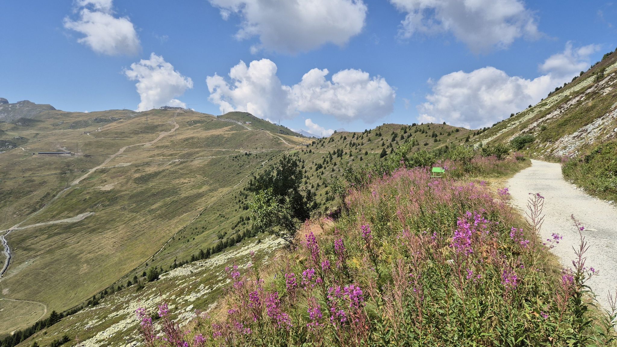 Weg zwischen Croix de Coeur und Ruinettes