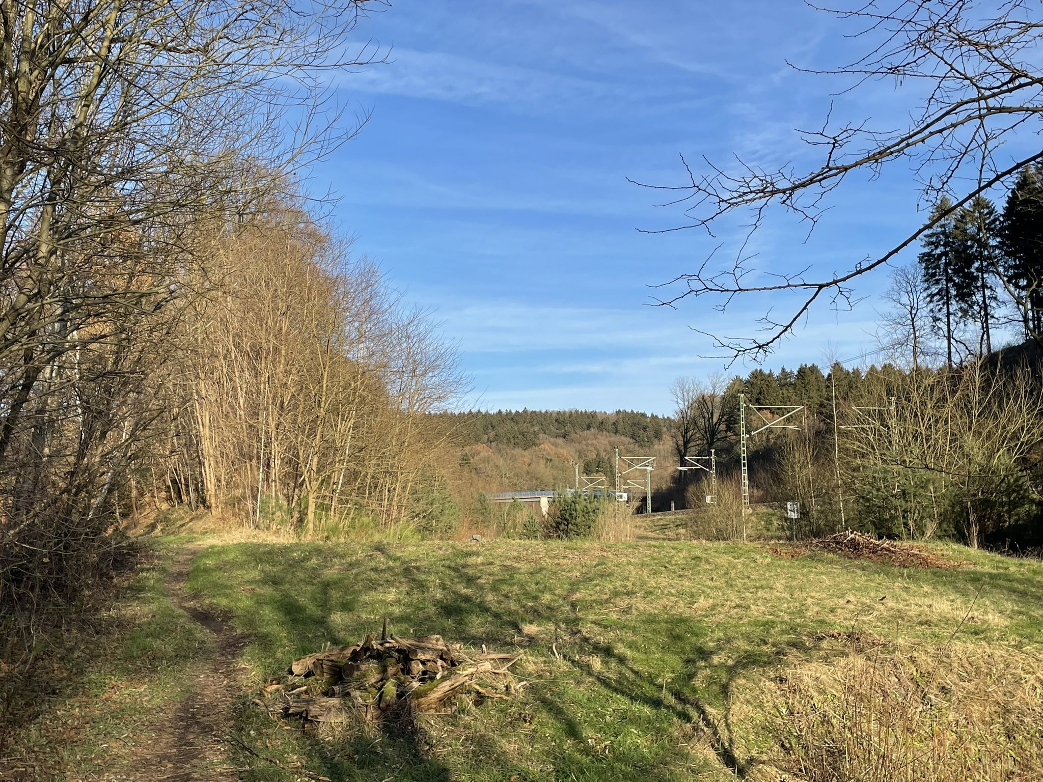 Richtung Buschtunnel  ( Entenpfuhl )
