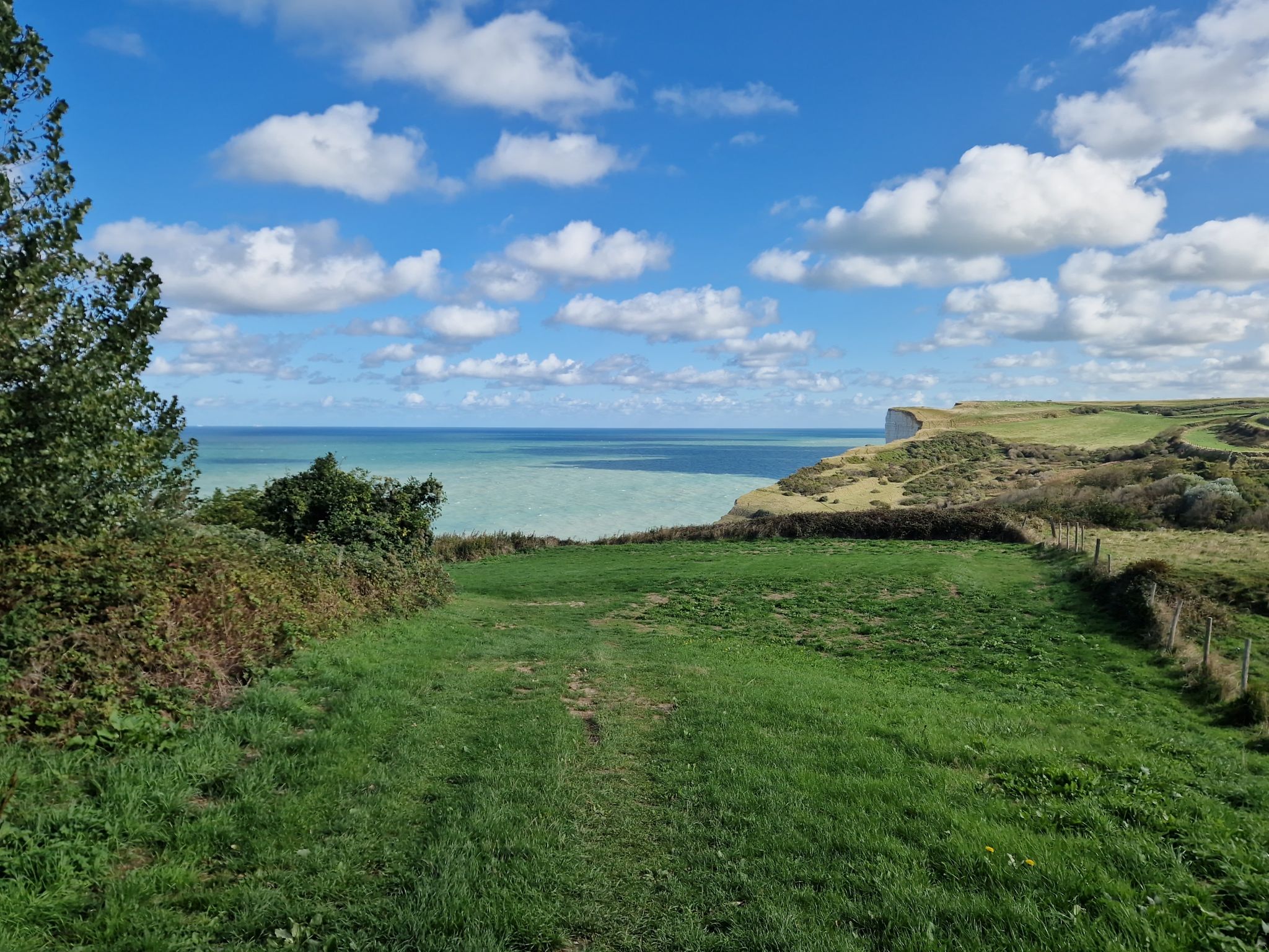 Blick zum Meer ohne Tele