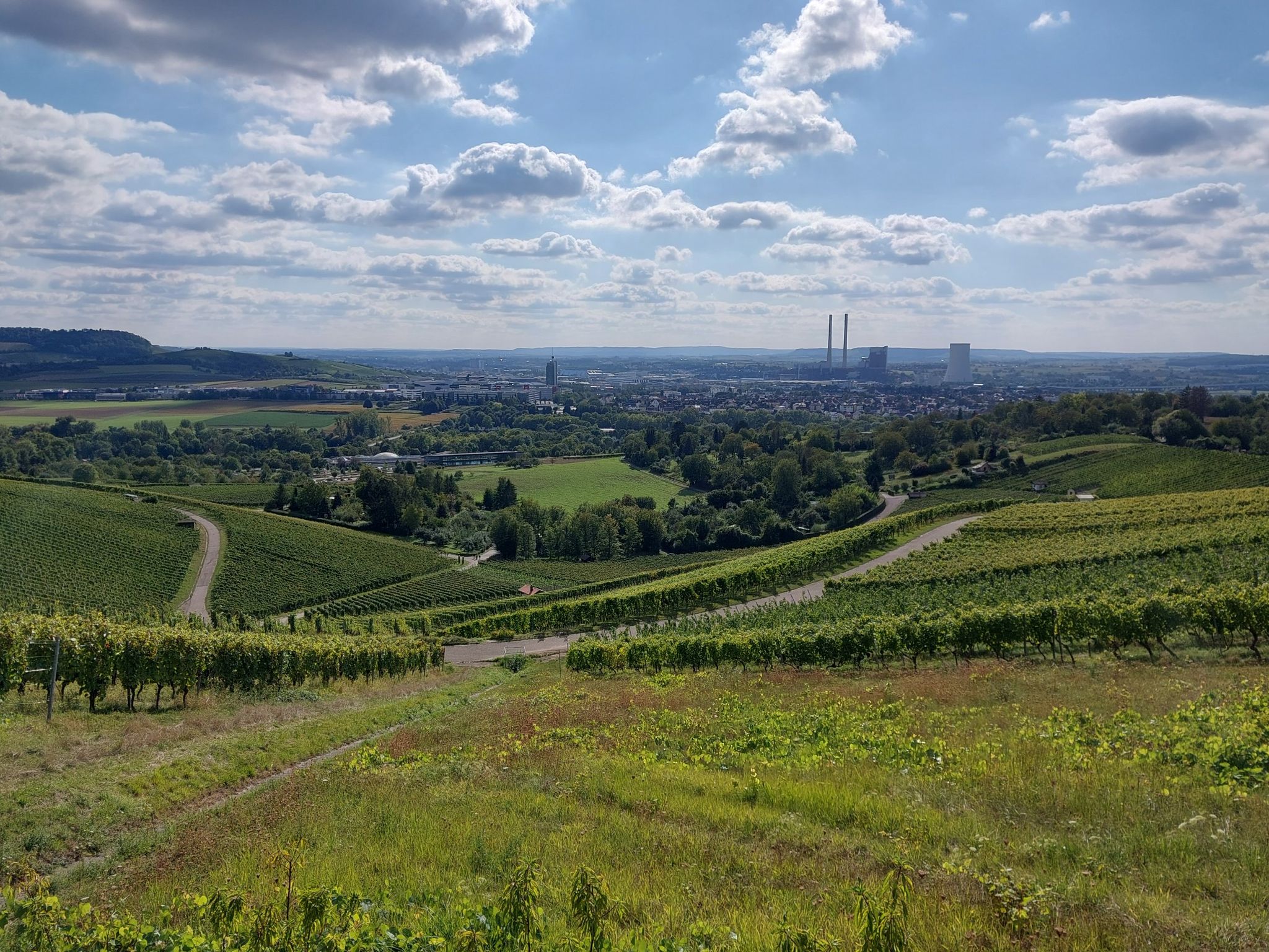 Blick auf Neckarsulm