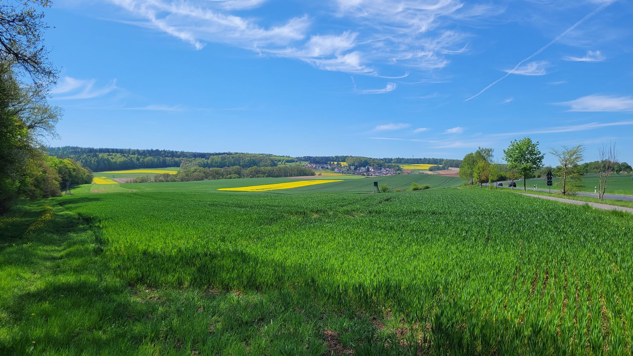 Blick auf Oberfeld