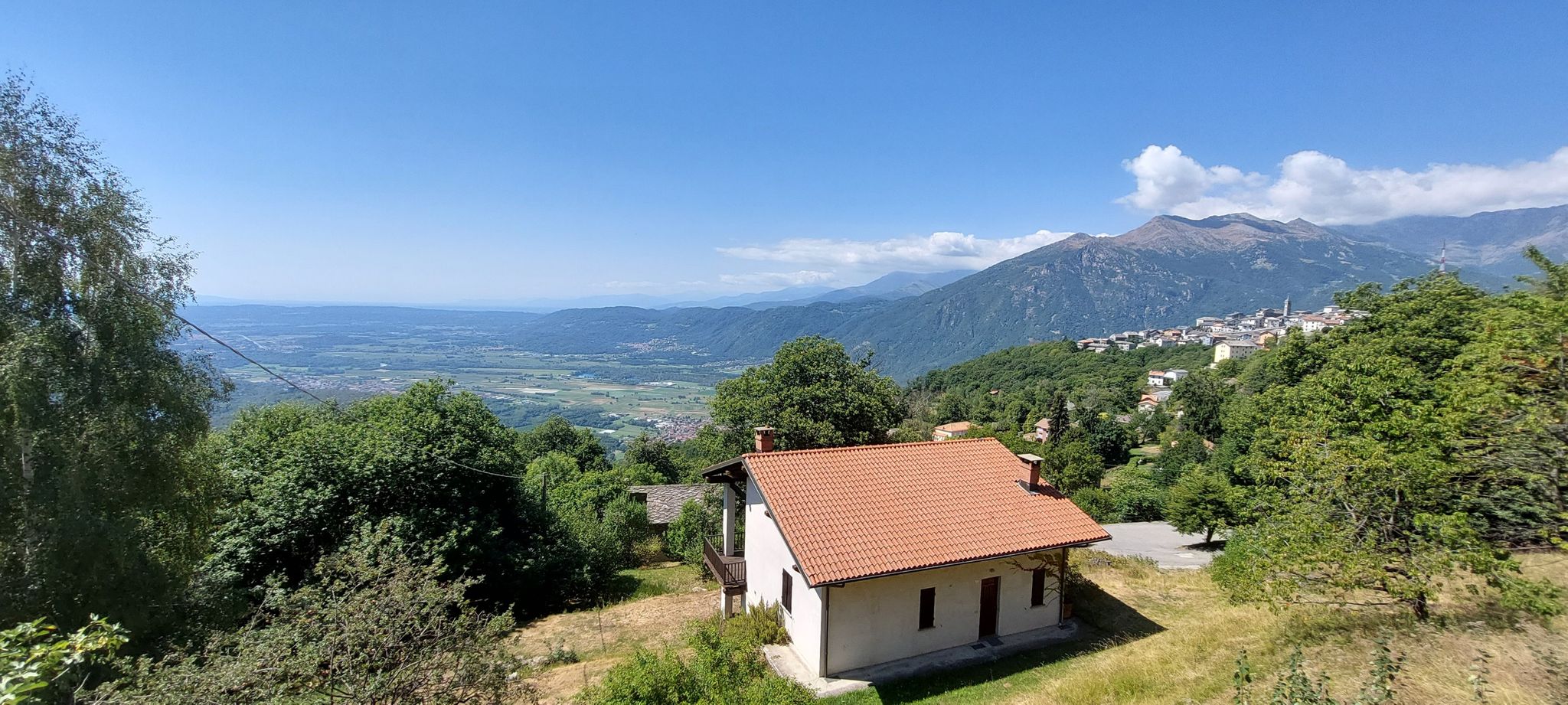 Vista sul Canavese da Andrate