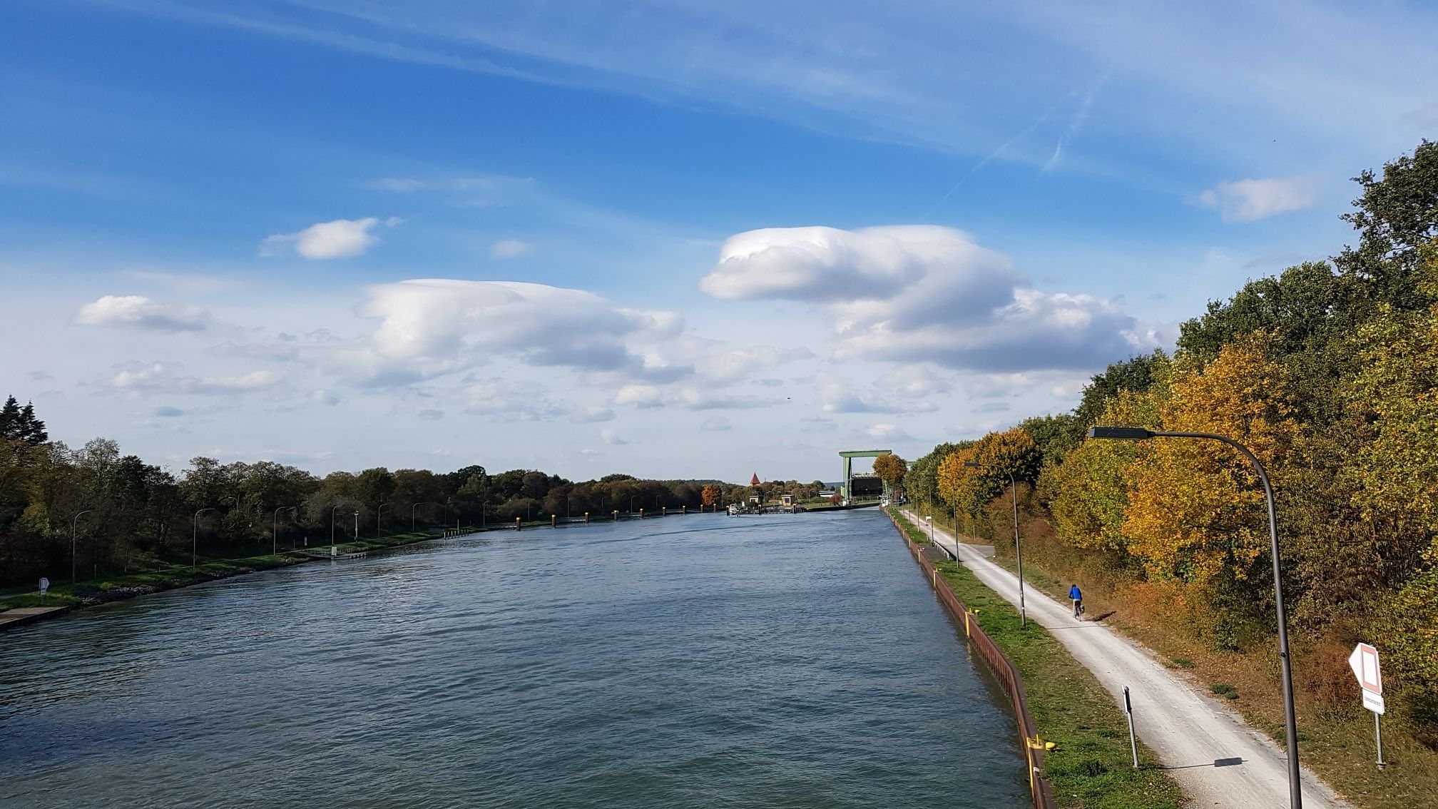 Die Schleuse in Flaesheim