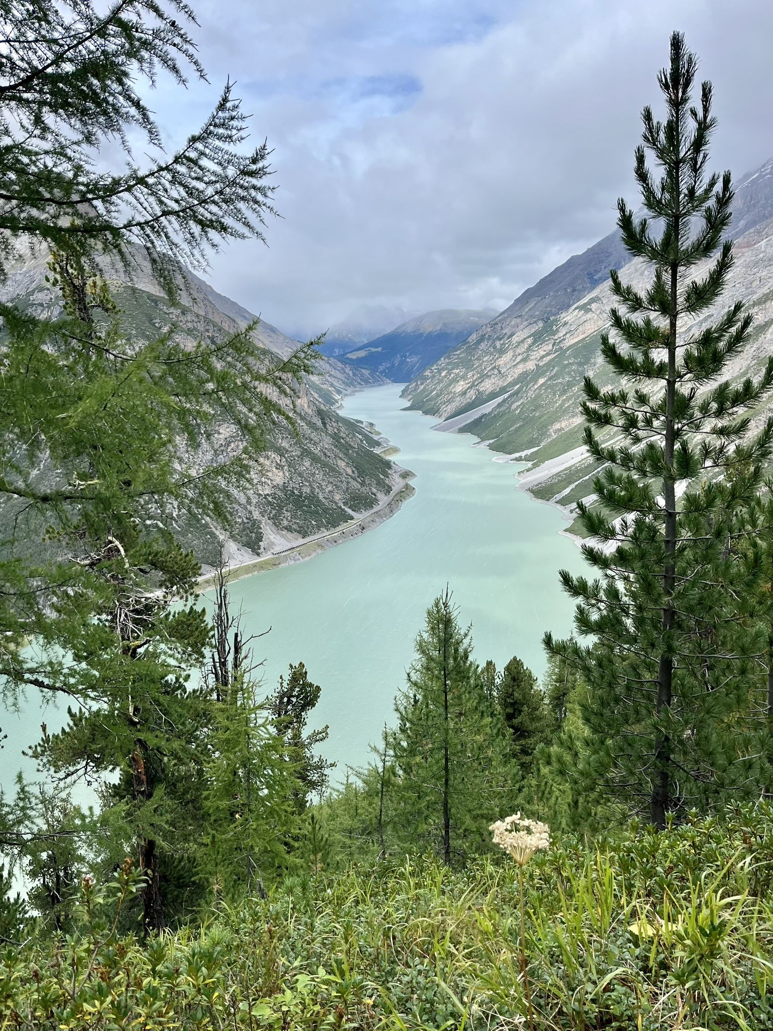 Erster schöner Blick am Lago de Livigno (kommen noch mehr🤭)