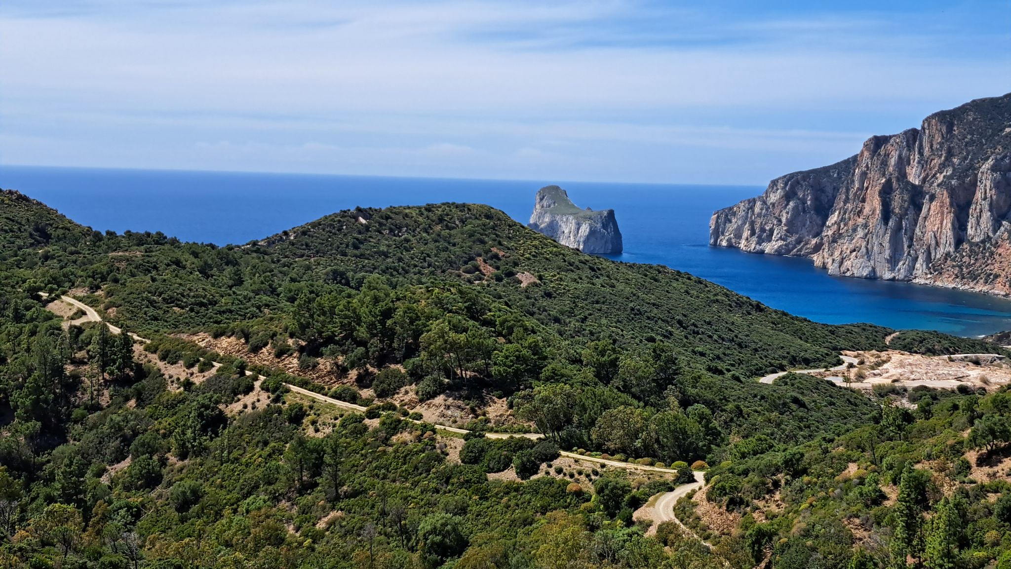 Vista sulla miniera di Masua