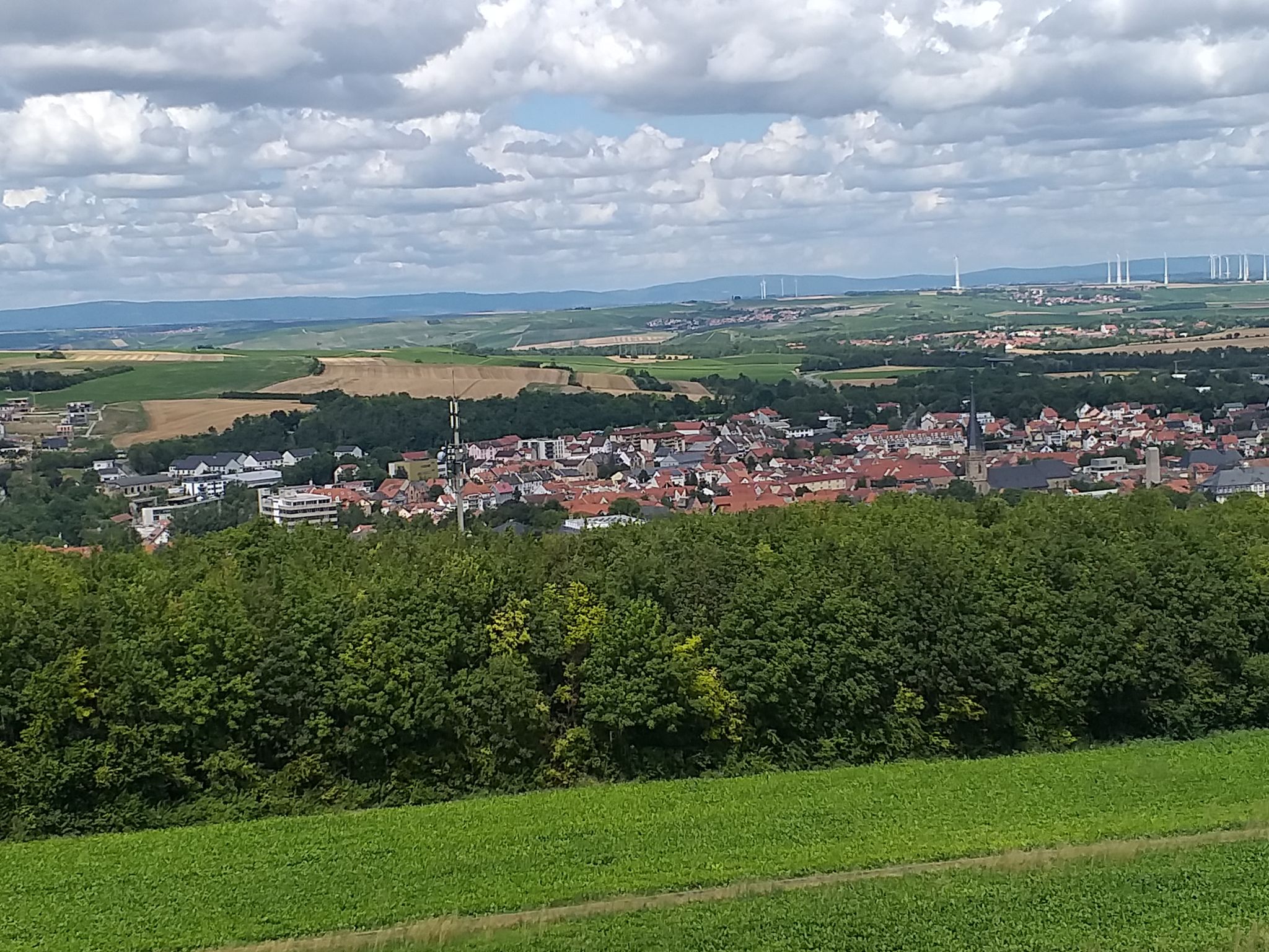 ALZEY - Aufn. vom Wartbergturm gemacht!