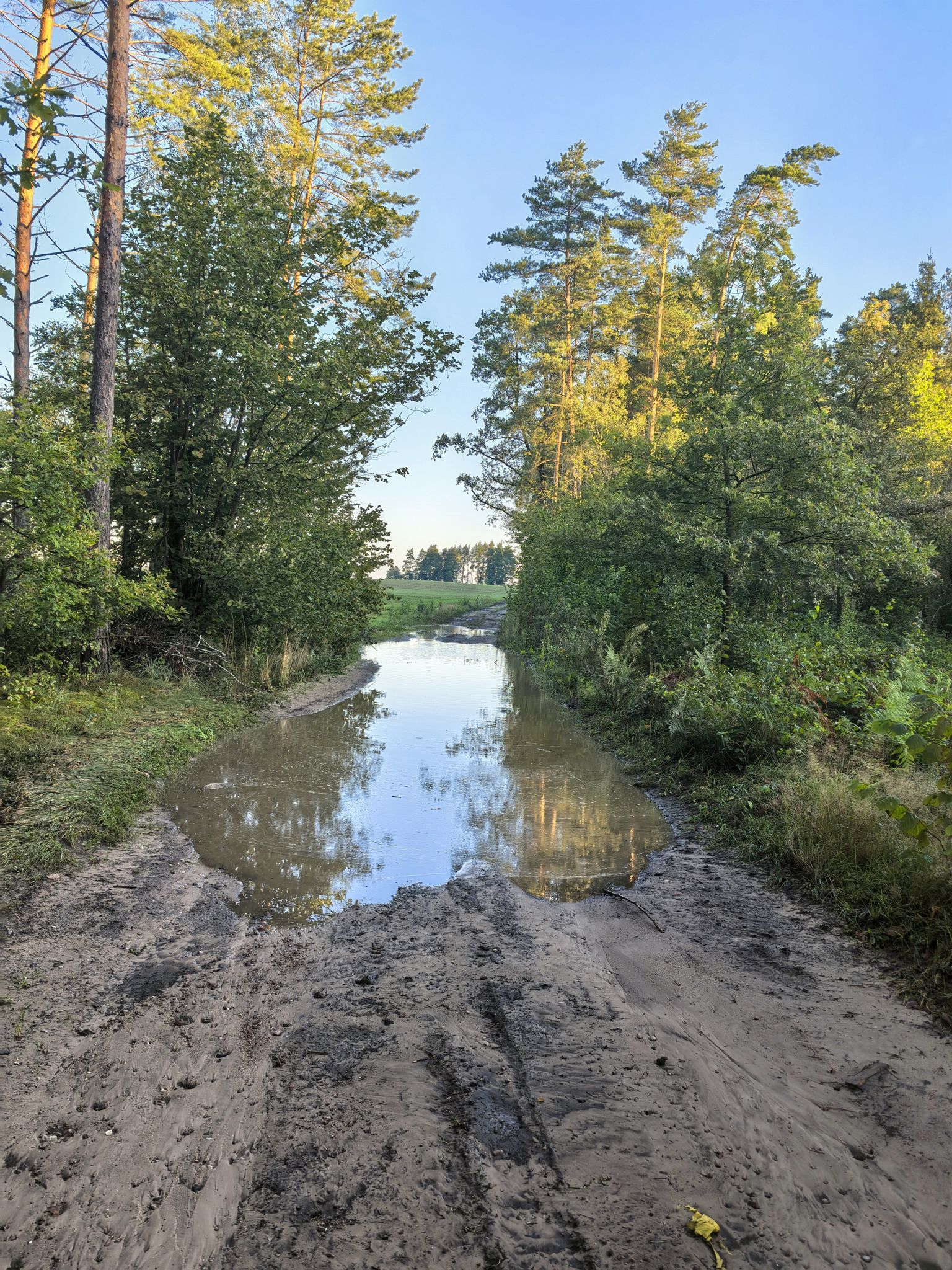 Ale spływ planuję dopiero po śniadaniu.