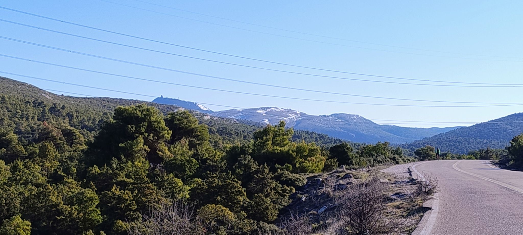 Some snow in Parnitha