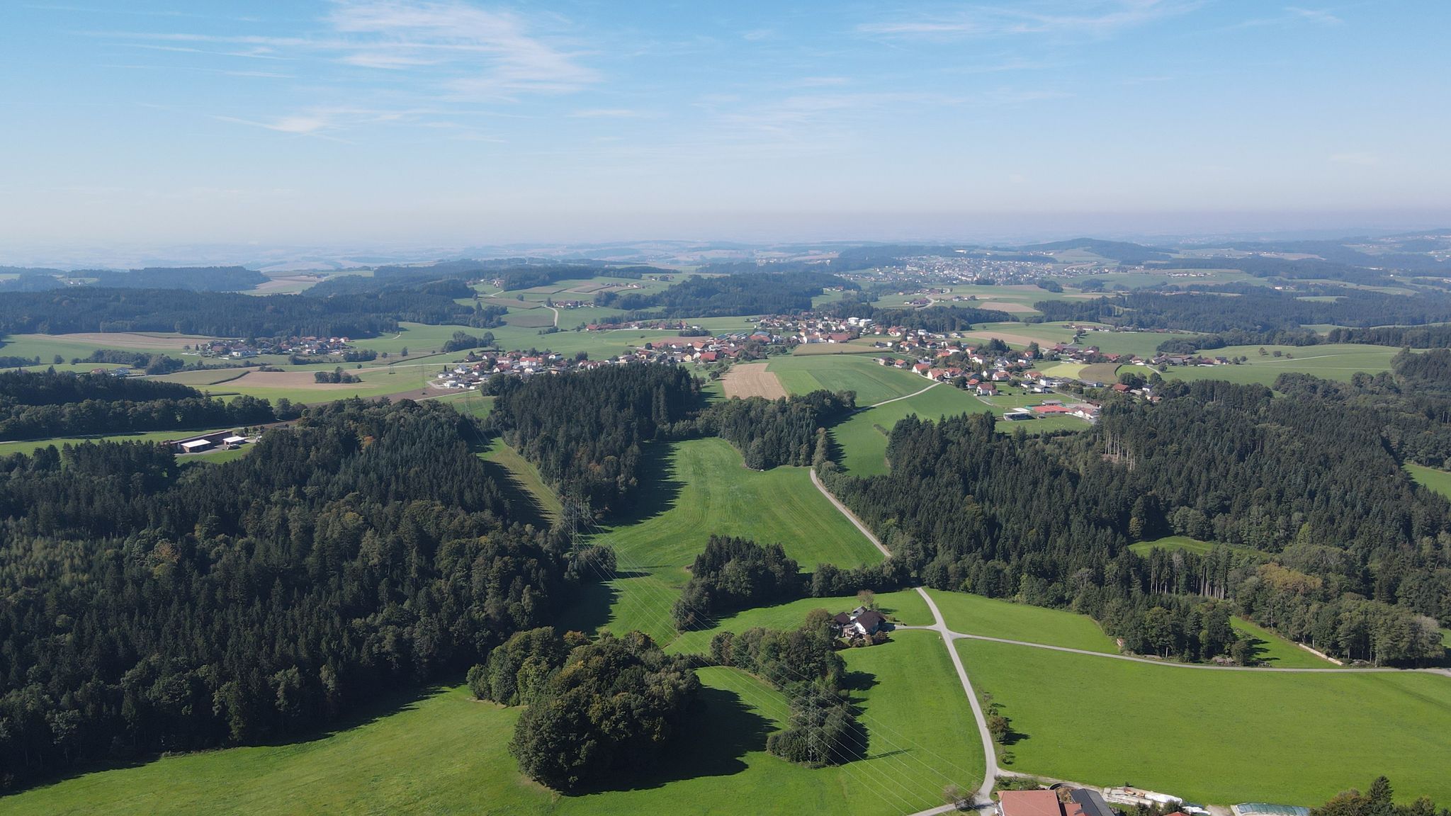 Weitblick von Oberndorf bis St. Roman