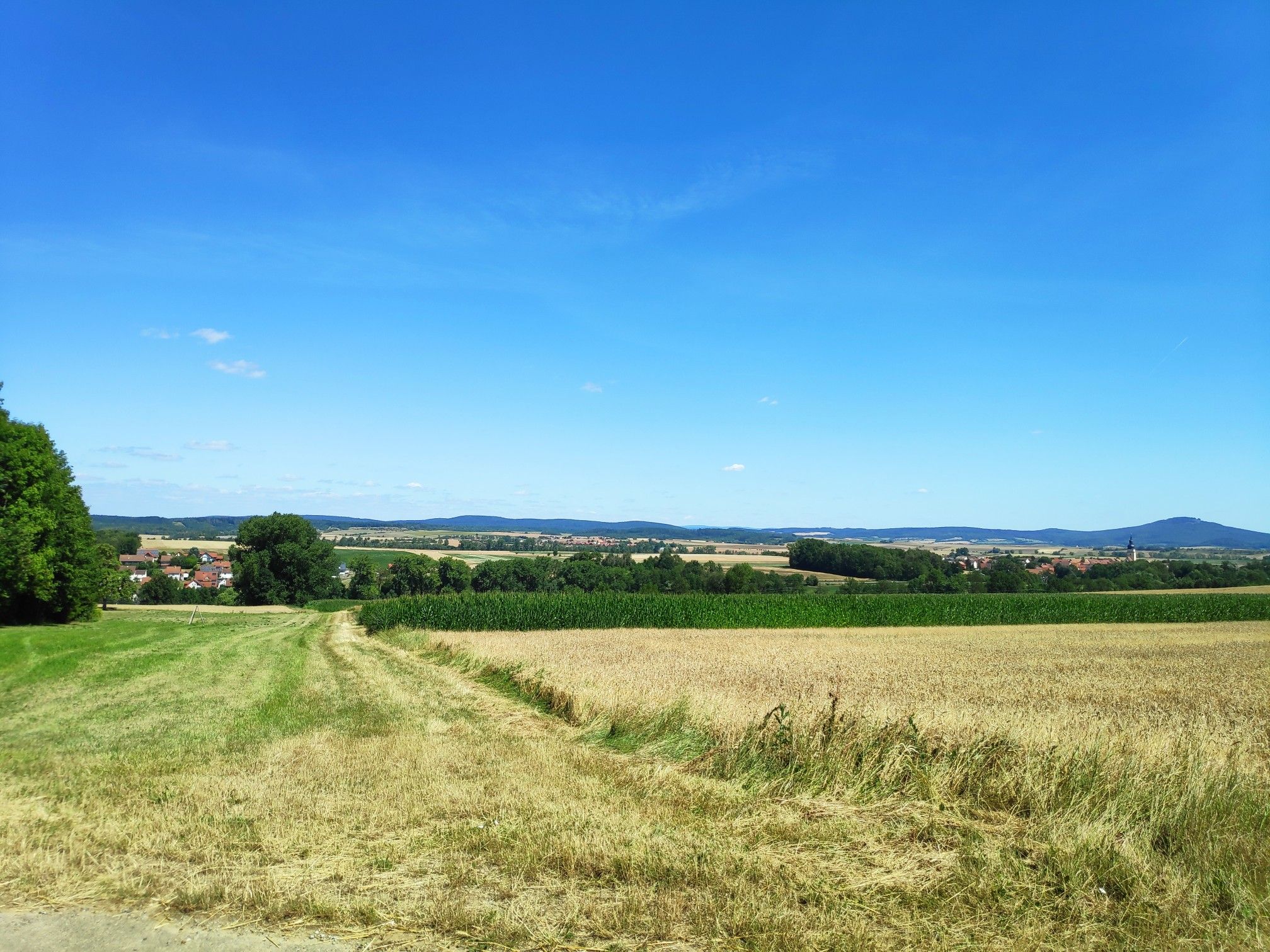 Blick Richtung Thüringen 